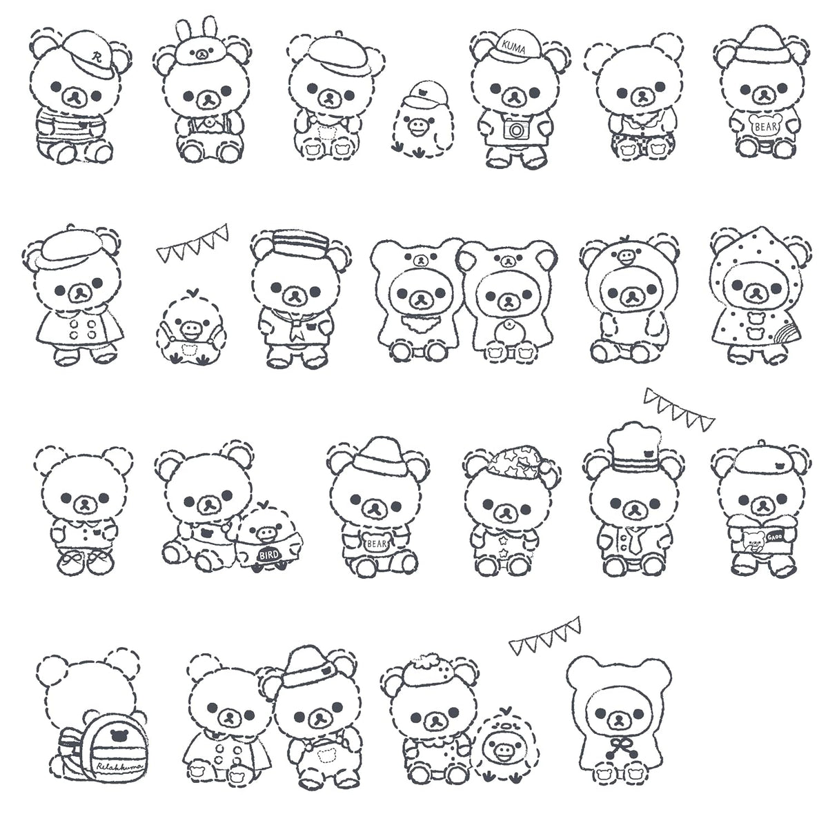 Litabók - Rilakkuma
