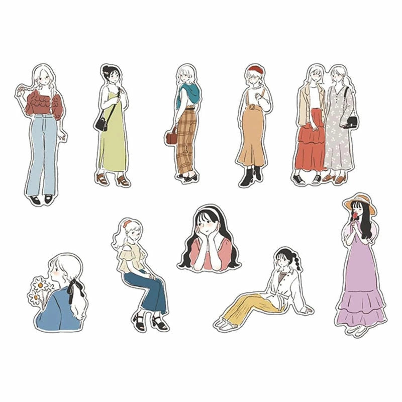 Límmiðar (40 í pakka) - vinkonurnar