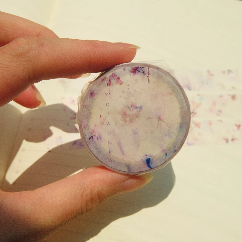 mikan manta washi límband - hortensía