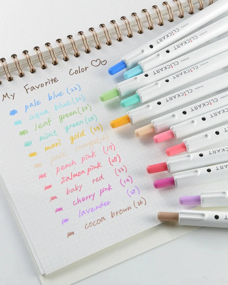 Zebra Clickart litasett - Light Colors