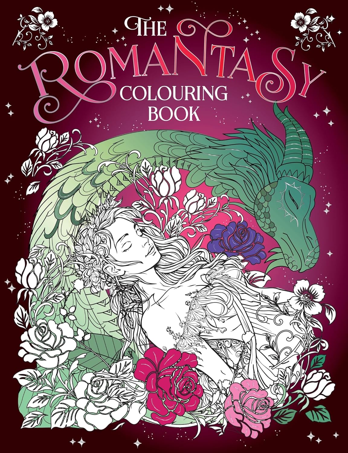 Litabók - The Romantasy Coloring Book