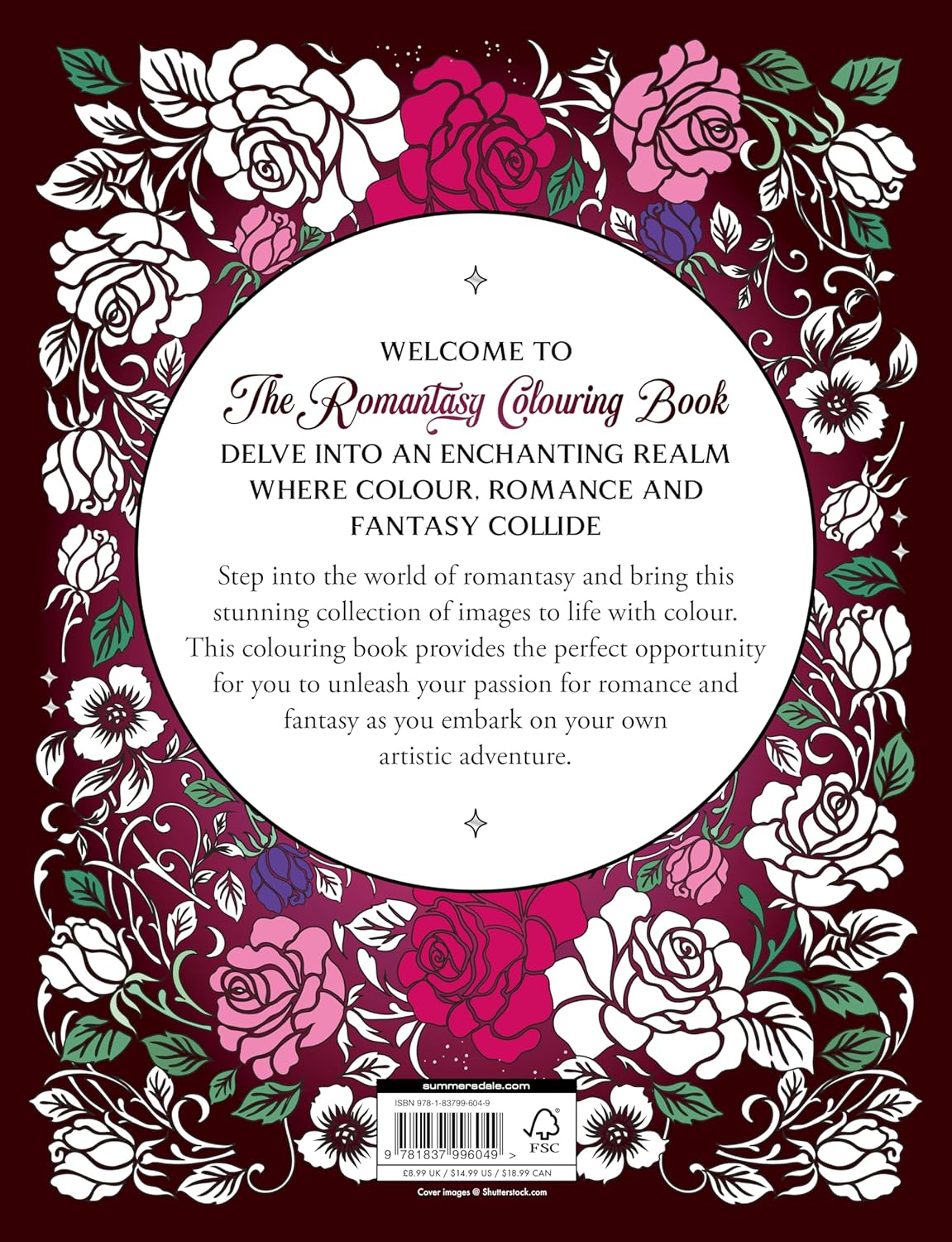 Litabók - The Romantasy Coloring Book
