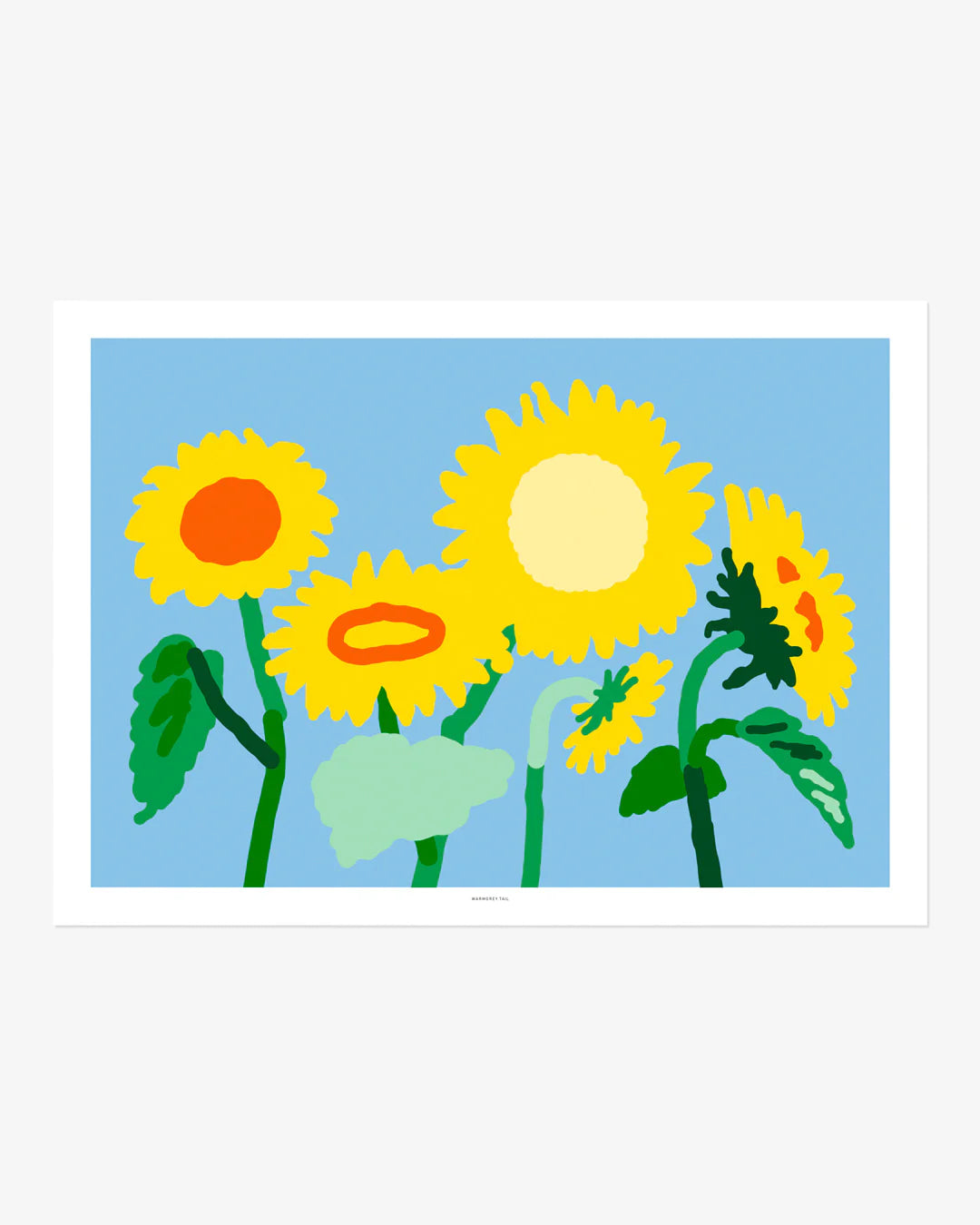 Warmgrey tail plakat - SUNFLOWERS [700x980]