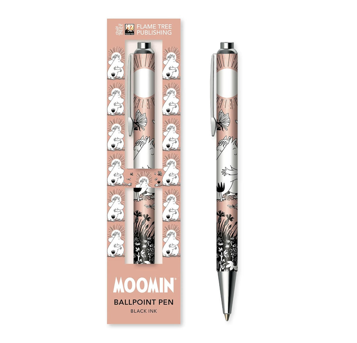 Flame Tree kúlupenni - Moomin bleikur
