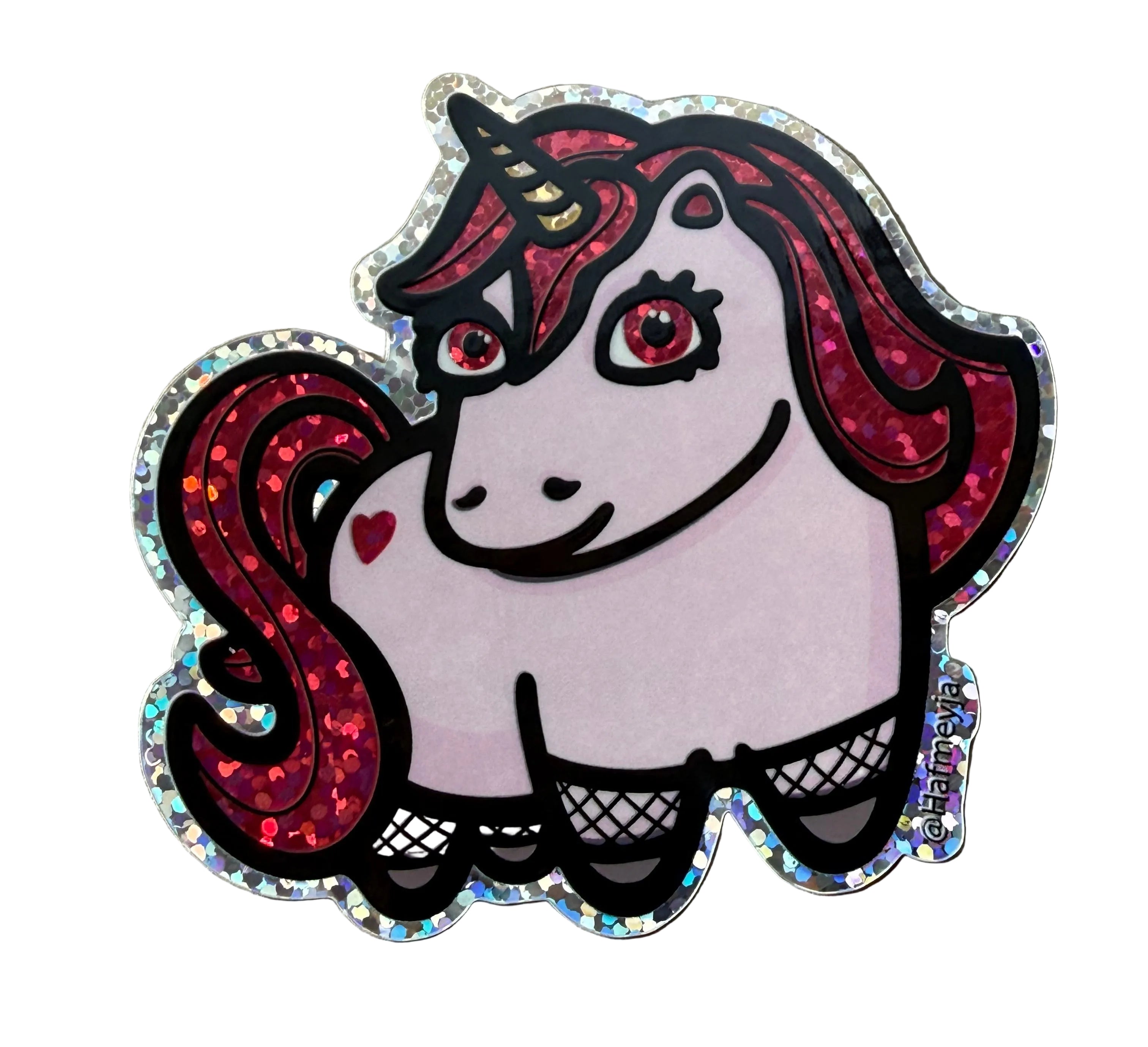 Hafmeyja stickers - einhyrningur
