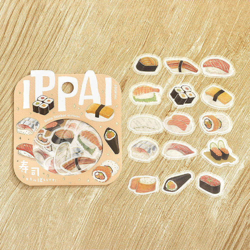 BGM 45 límmiðar í pakka ippai! - sushi
