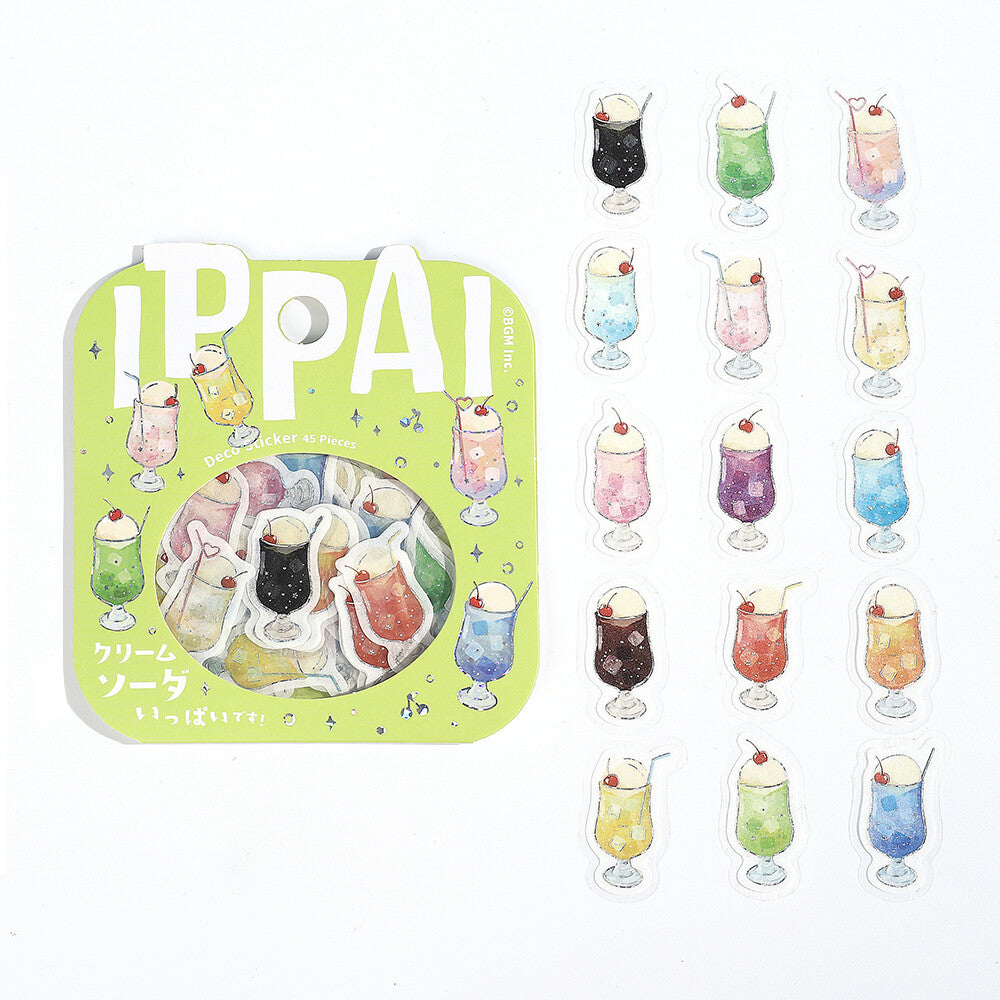 BGM 45 límmiðar í pakka ippai! - ísréttir