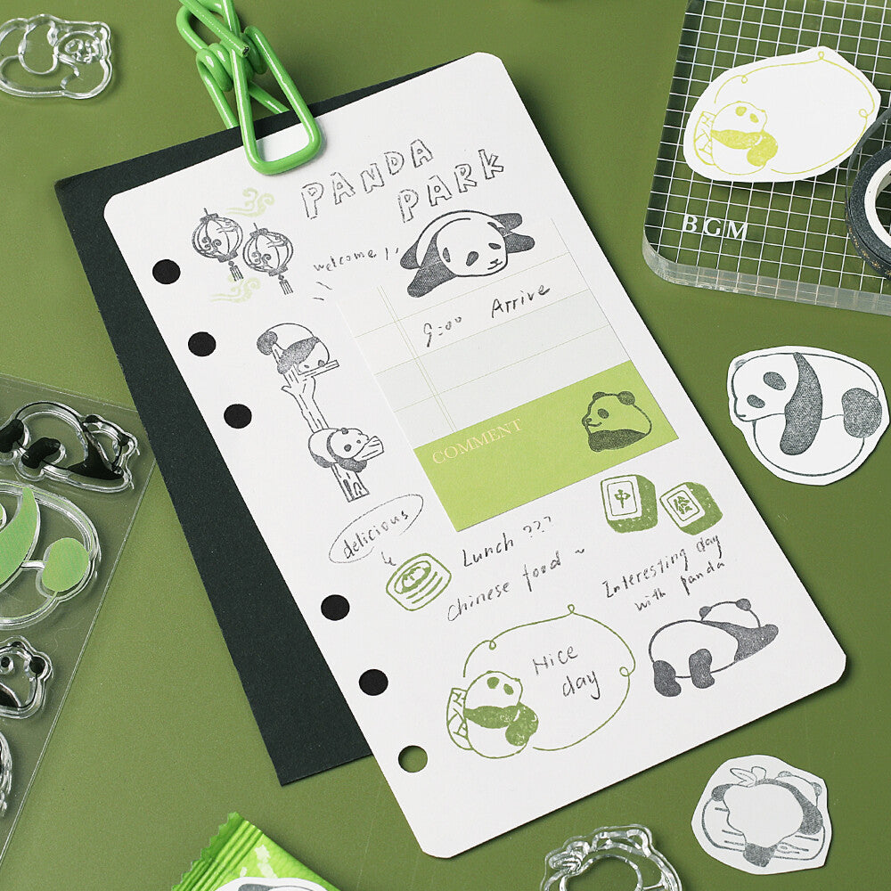 Clear Stamp - Panda dagbók