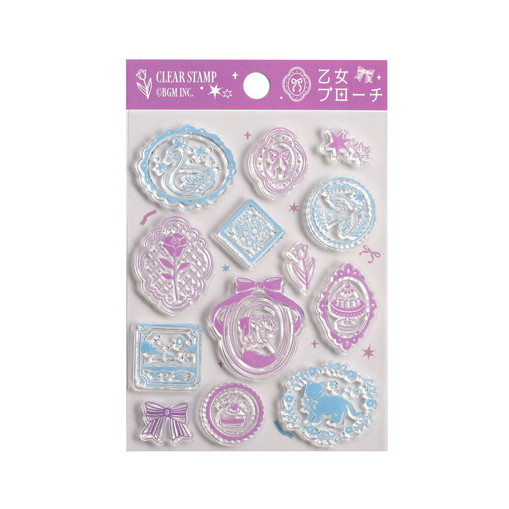 Clear Stamp - Nælur