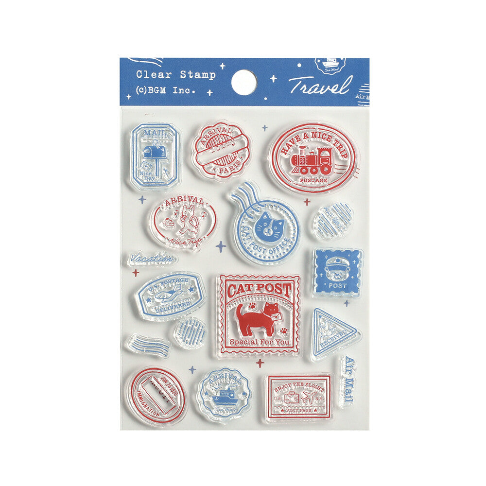 Clear Stamp - Ferða frímerki