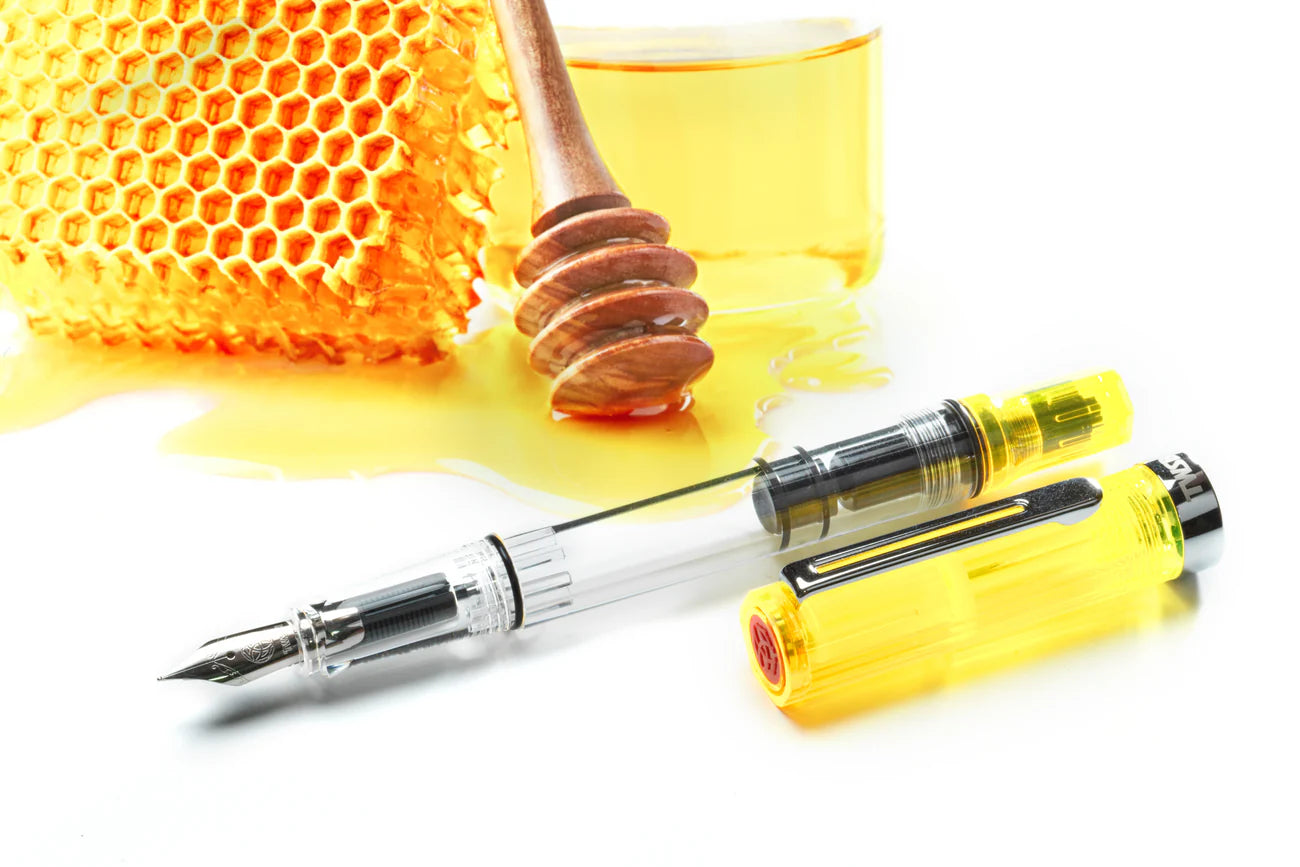 TWSBI ECO TRANSPARENT YELLOW FOUNTAIN PEN - EF/M/B
