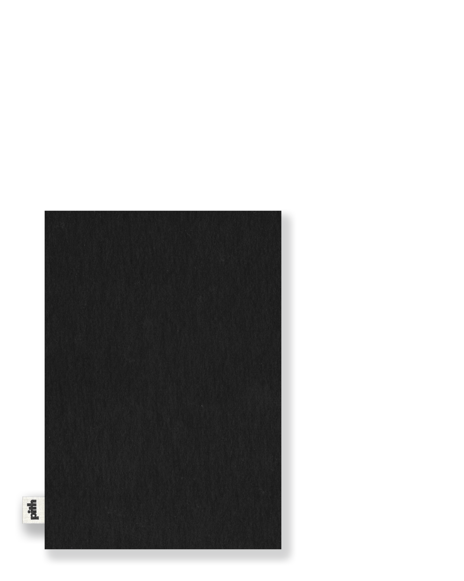 Pith® Cara Cara Sketchbook Black (200gsm pappír - 200x140mm)
