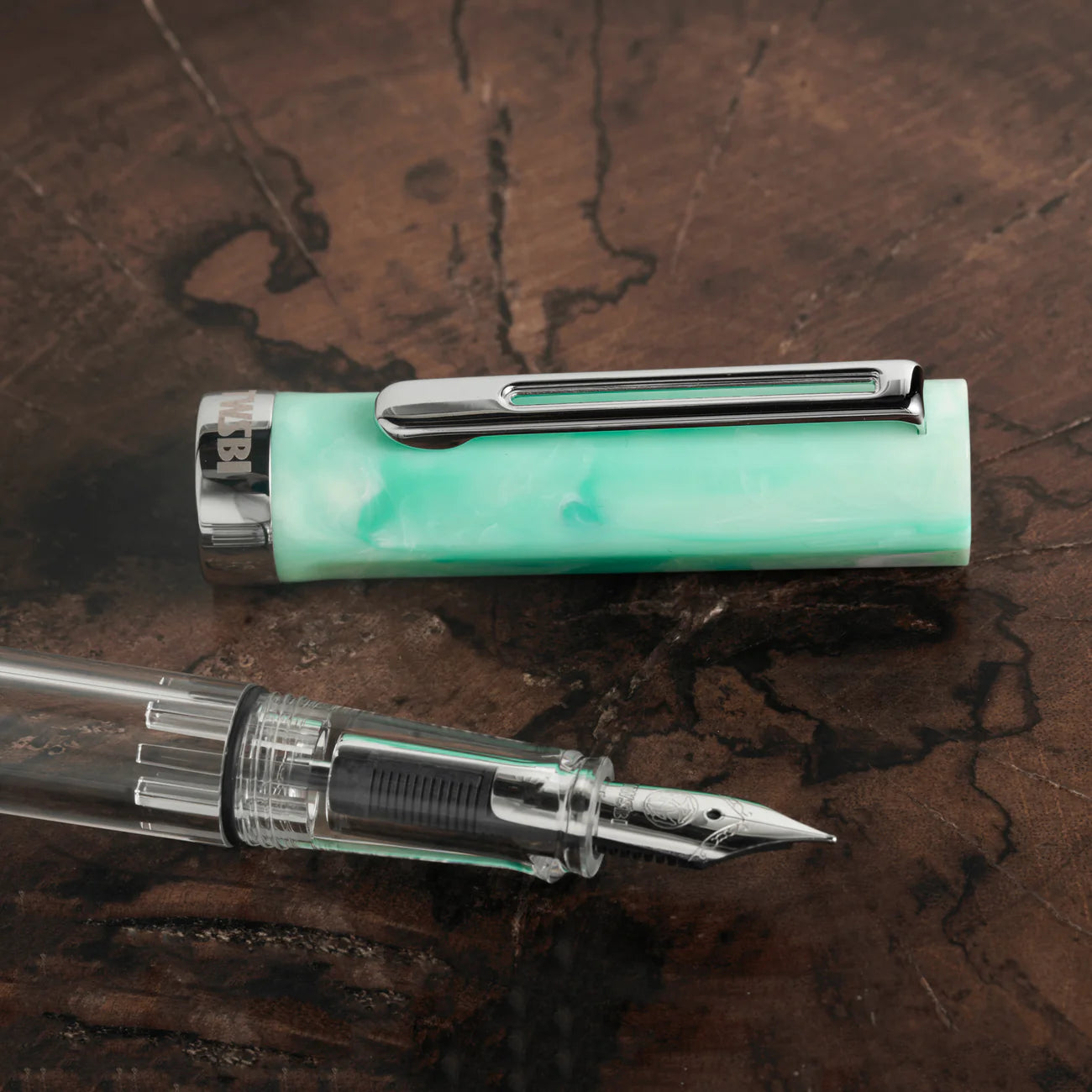 TWSBI ECO AMAZONITE FOUNTAIN PEN - EF/F/M