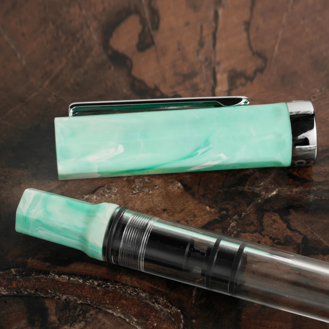 TWSBI ECO AMAZONITE FOUNTAIN PEN - EF/F/M