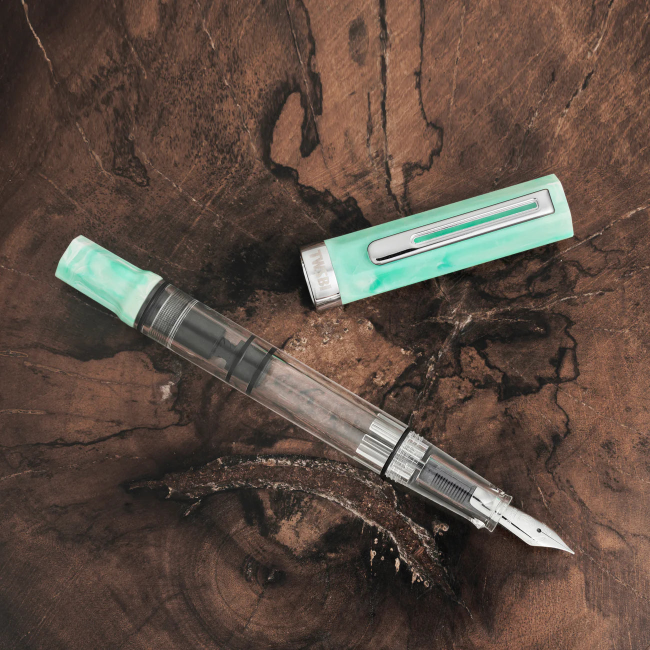 TWSBI ECO AMAZONITE FOUNTAIN PEN - EF/F/M