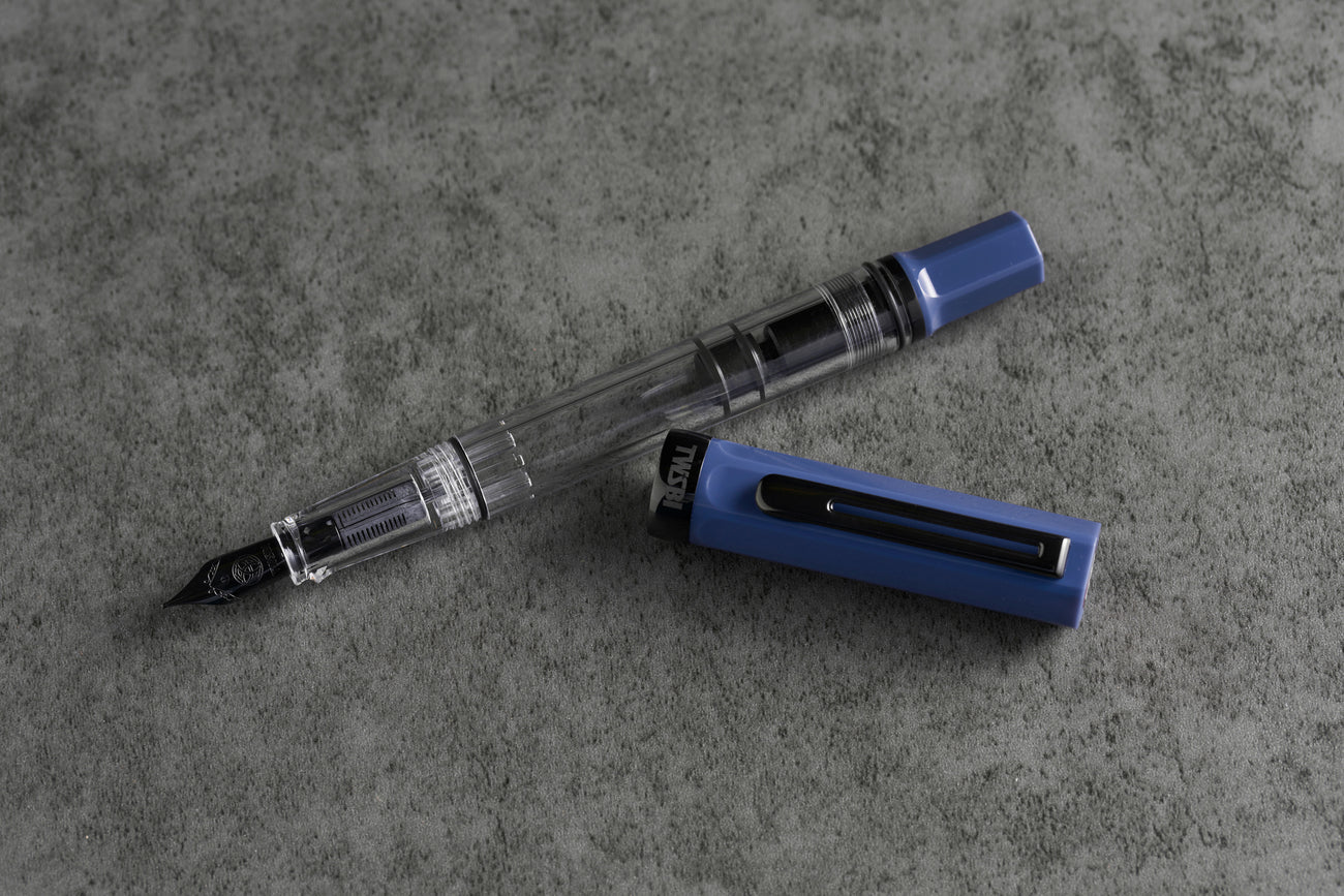 TWSBI ECO SLATE BLUE ONYX FOUNTAIN PEN EF/F/M