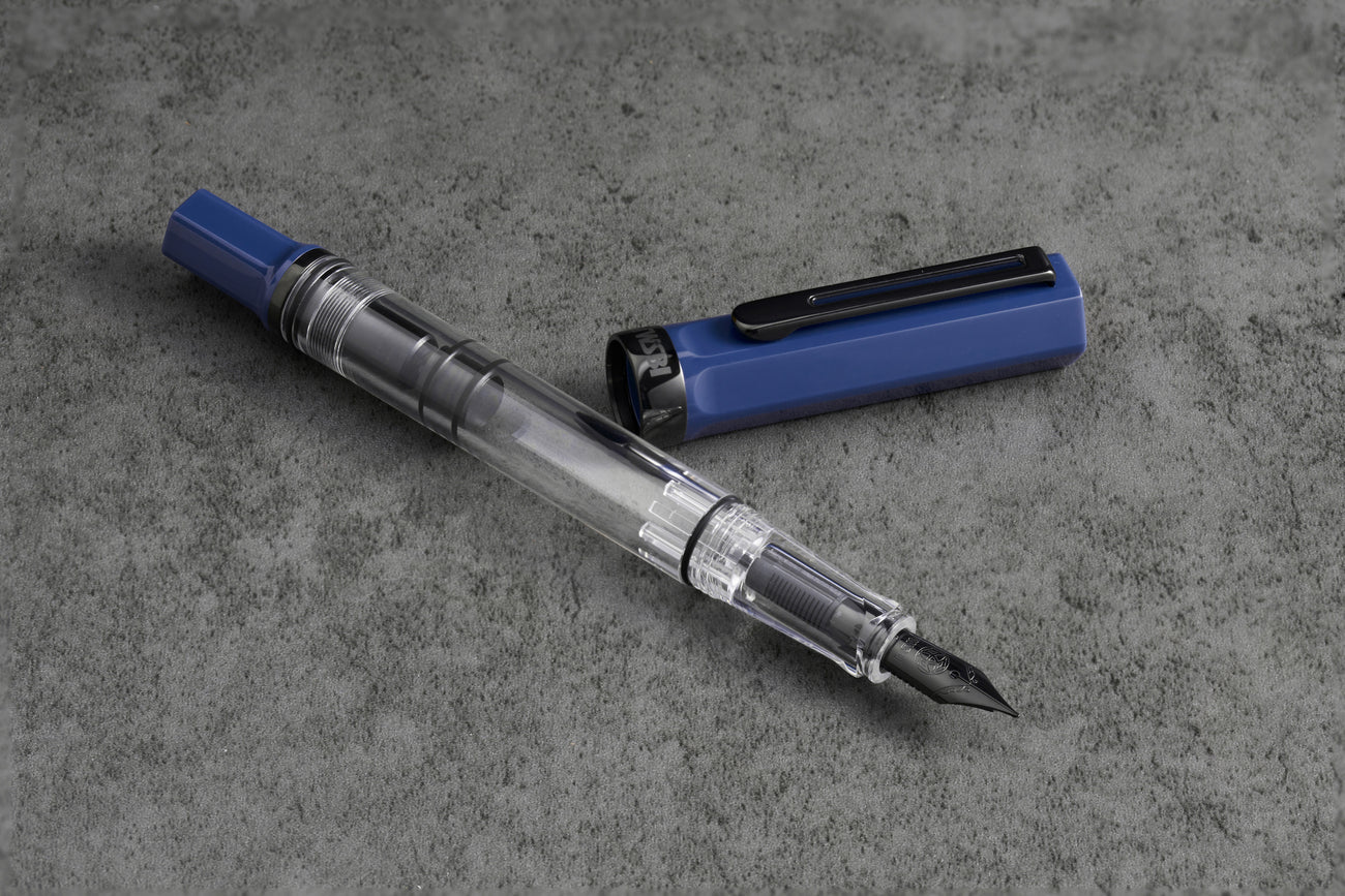 TWSBI ECO SLATE BLUE ONYX FOUNTAIN PEN EF/F/M