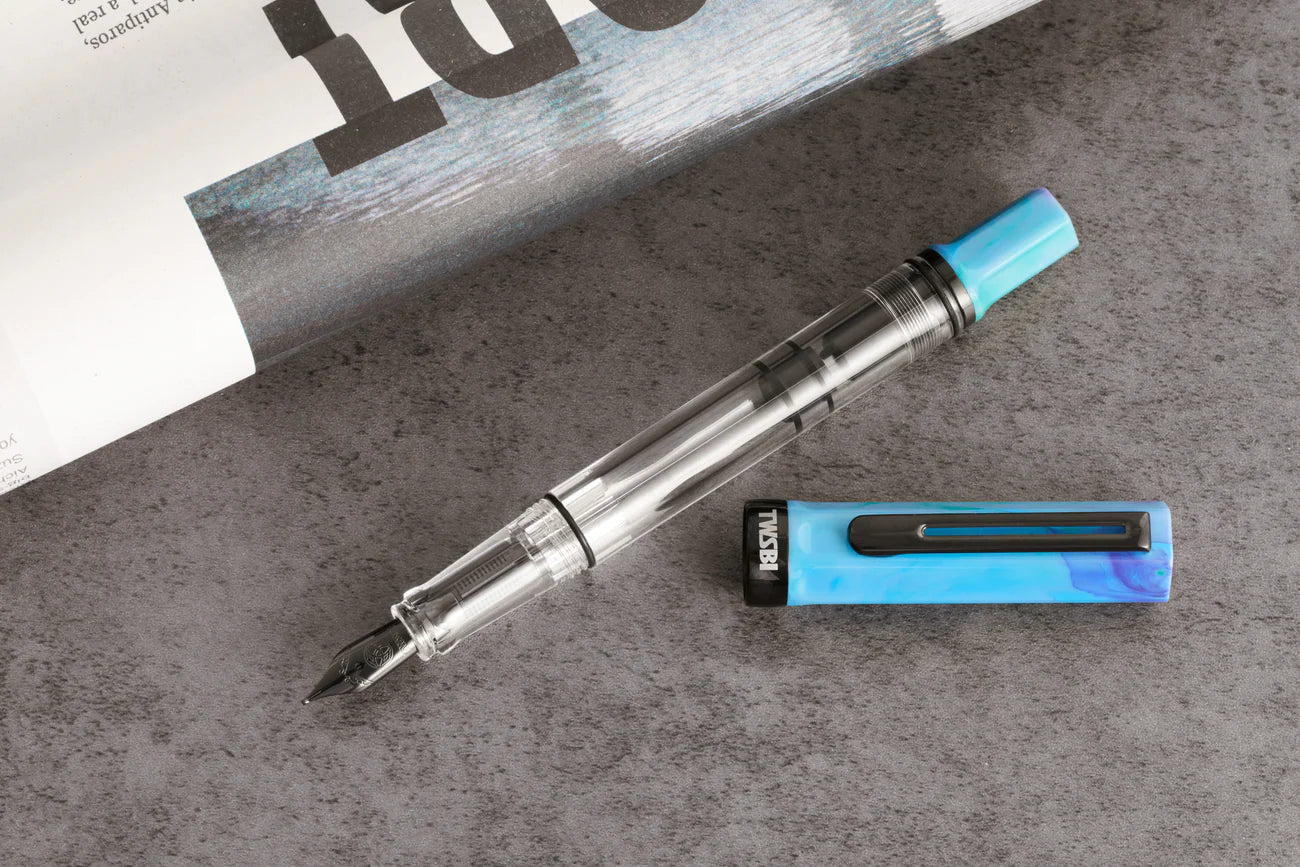 TWSBI ECO COSMOS BLUE ONYX FOUNTAIN PEN EF/F/M