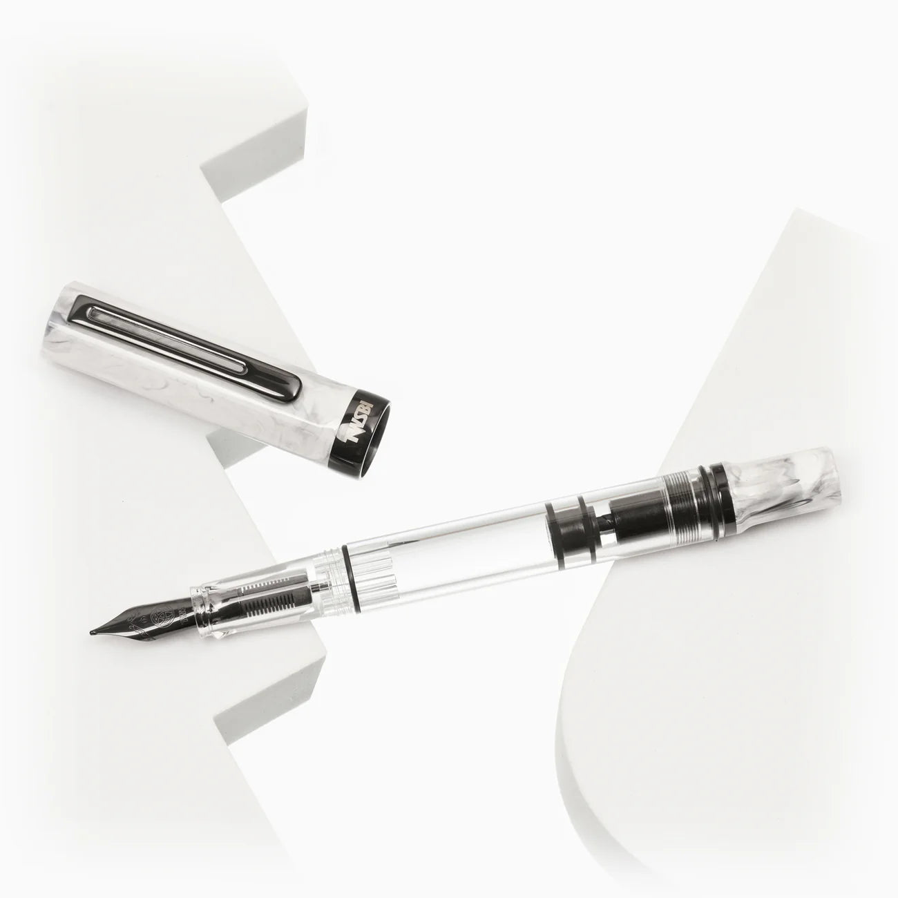 TWSBI ECO CARRARA ONYX FOUNTAIN PEN EF/F/M