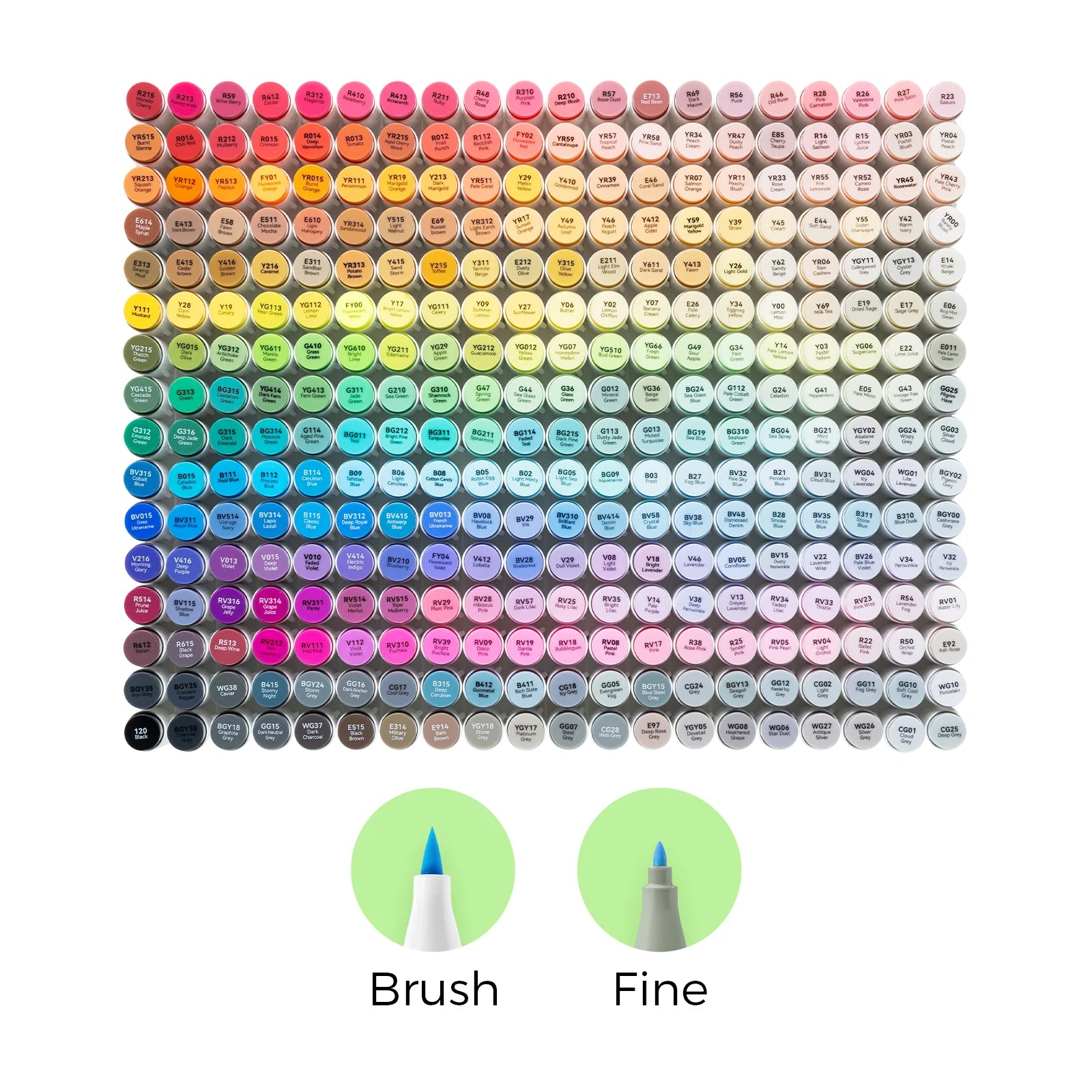 Ohuhu Honolulu B [320stk - brush&fine] Basic