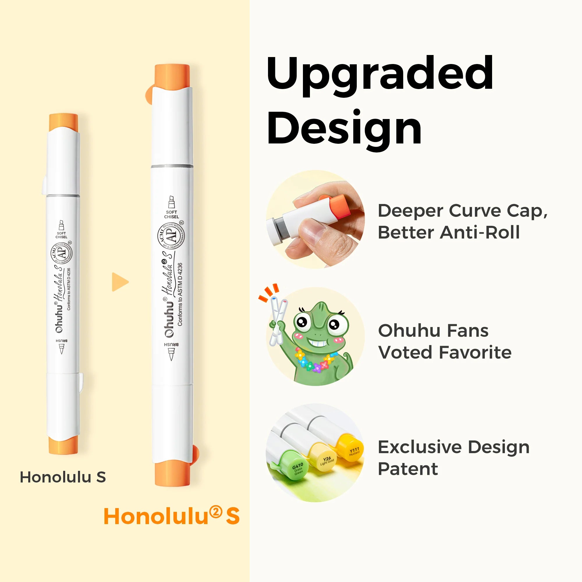 Ohuhu Honolulu² S [168stk - brush&soft chisel] Basic