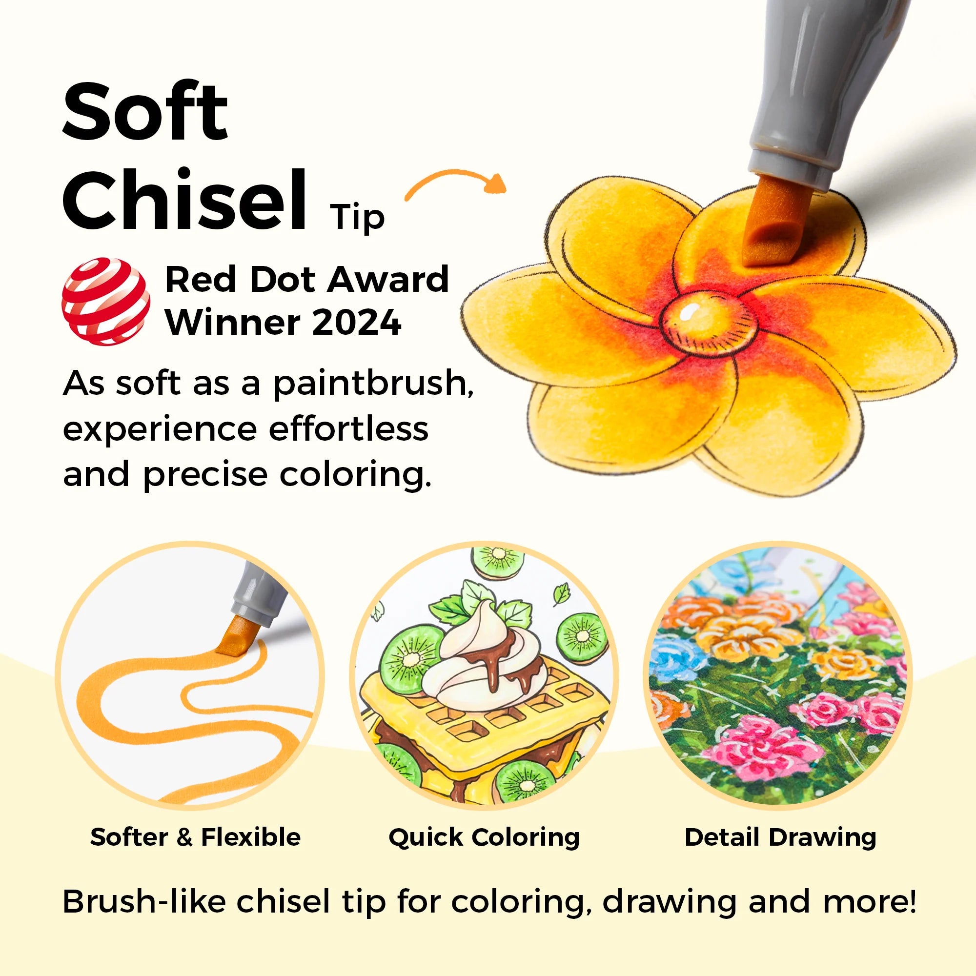 Ohuhu Honolulu² S [24stk - brush&soft chisel] Basic