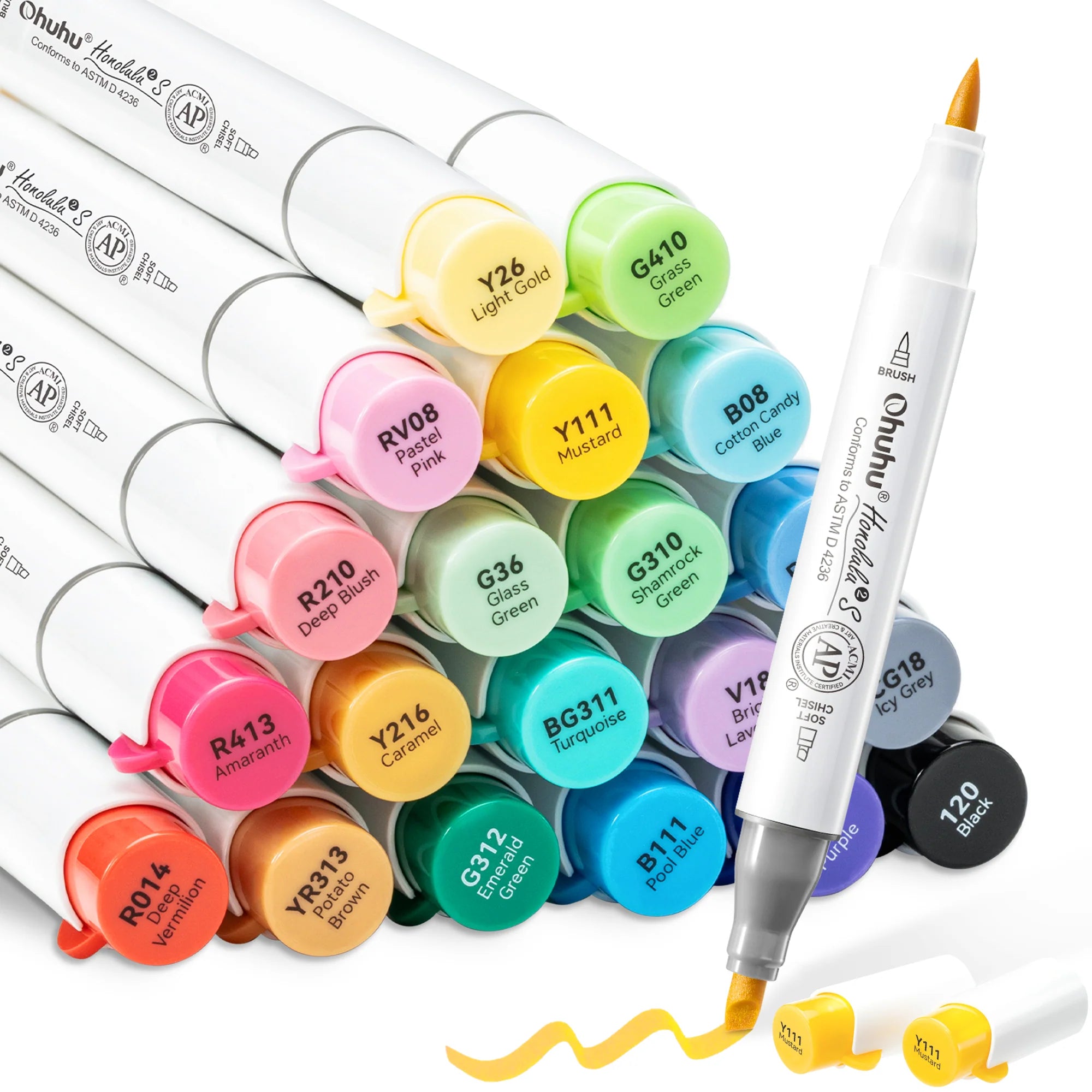 Ohuhu Honolulu² S [24stk - brush&soft chisel] Basic