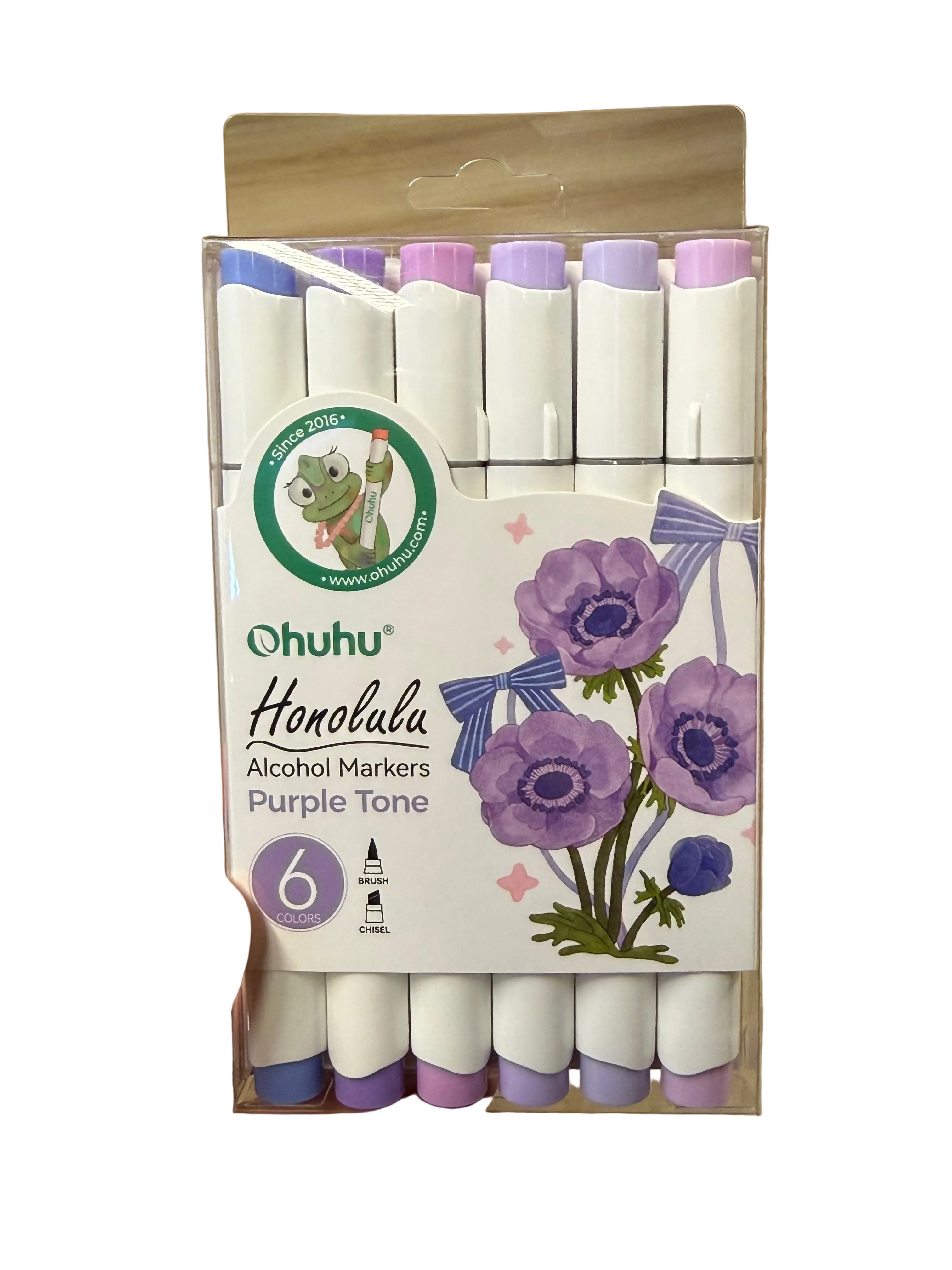 Ohuhu Honolulu [6stk í pakka - tvíodda] Purple Tone