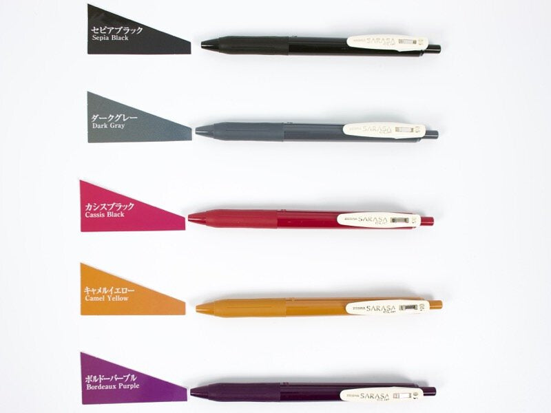 Sarasa Clip sett (0.5mm) - Vintage II