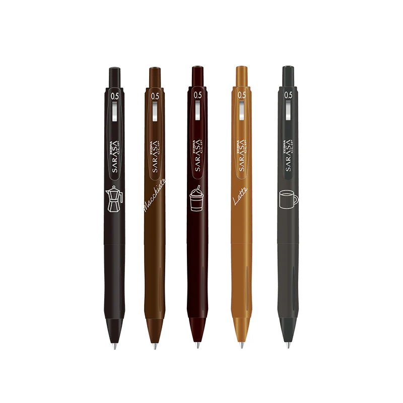Sarasa Clip sett (0.5mm) - Study with Coffee