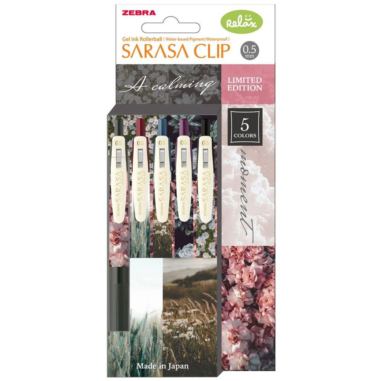 Sarasa Clip sett (0.5mm) - Calming Moment