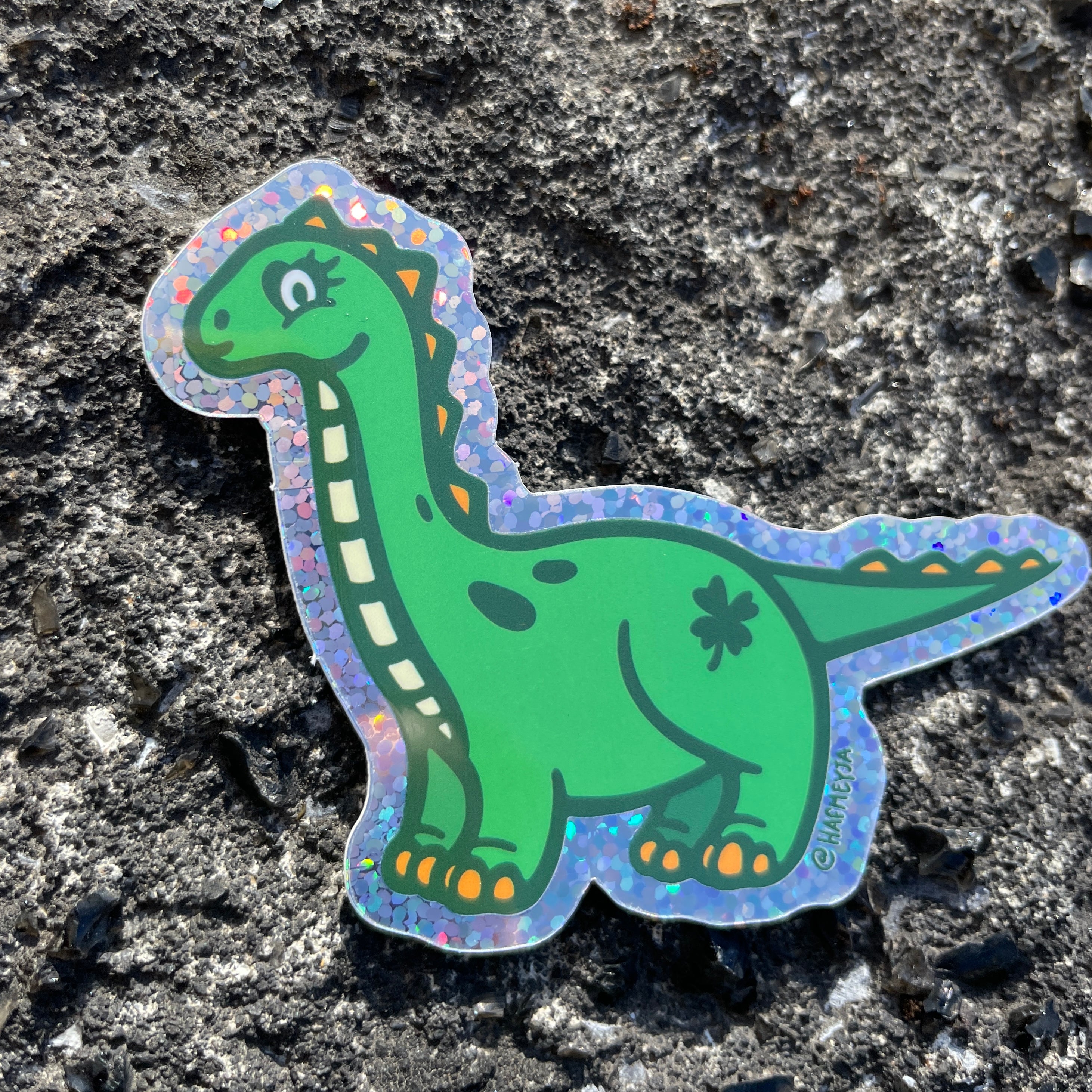 Hafmeyja stickers - lucky dino