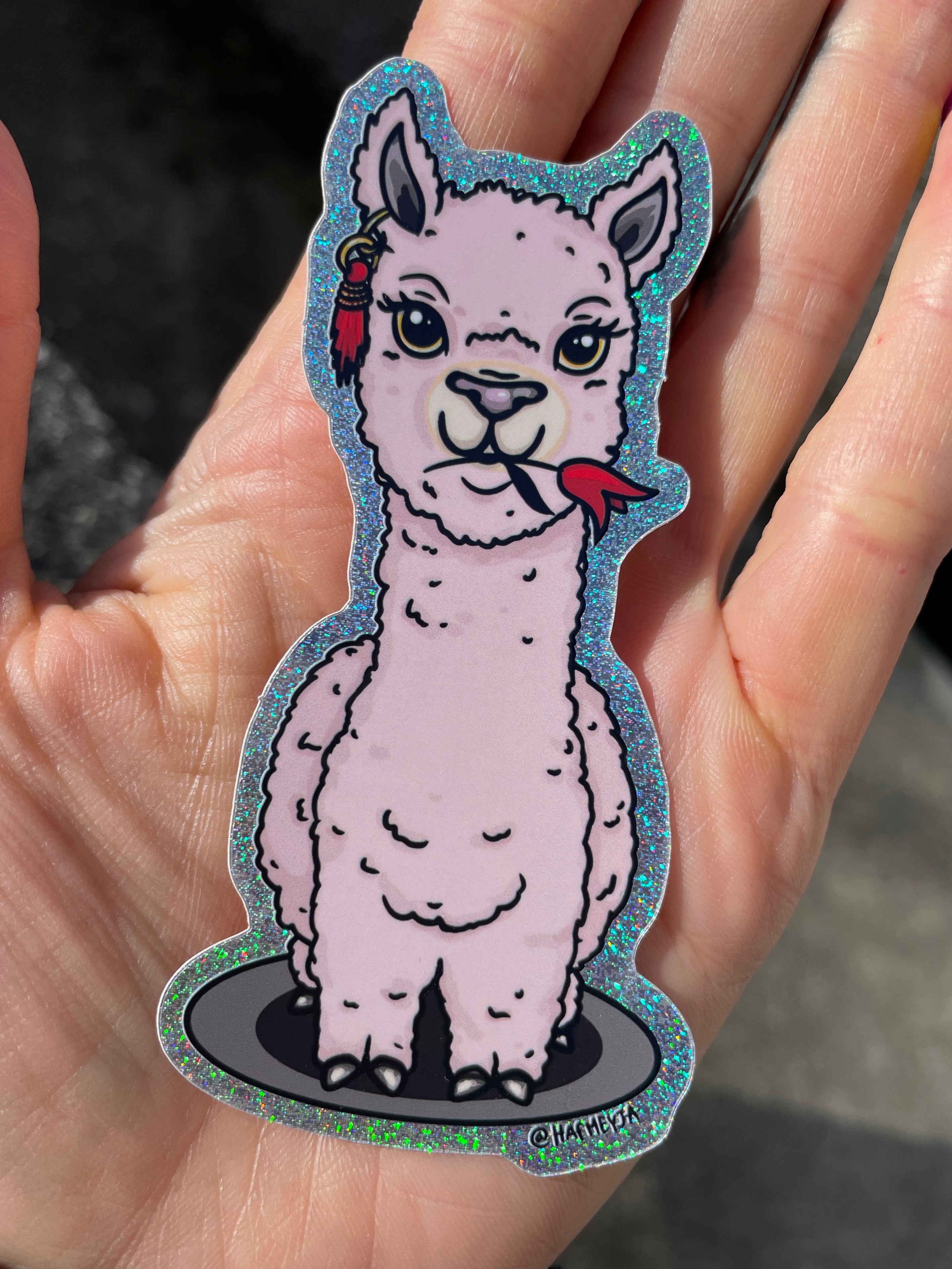 Hafmeyja stickers - baby alpaca
