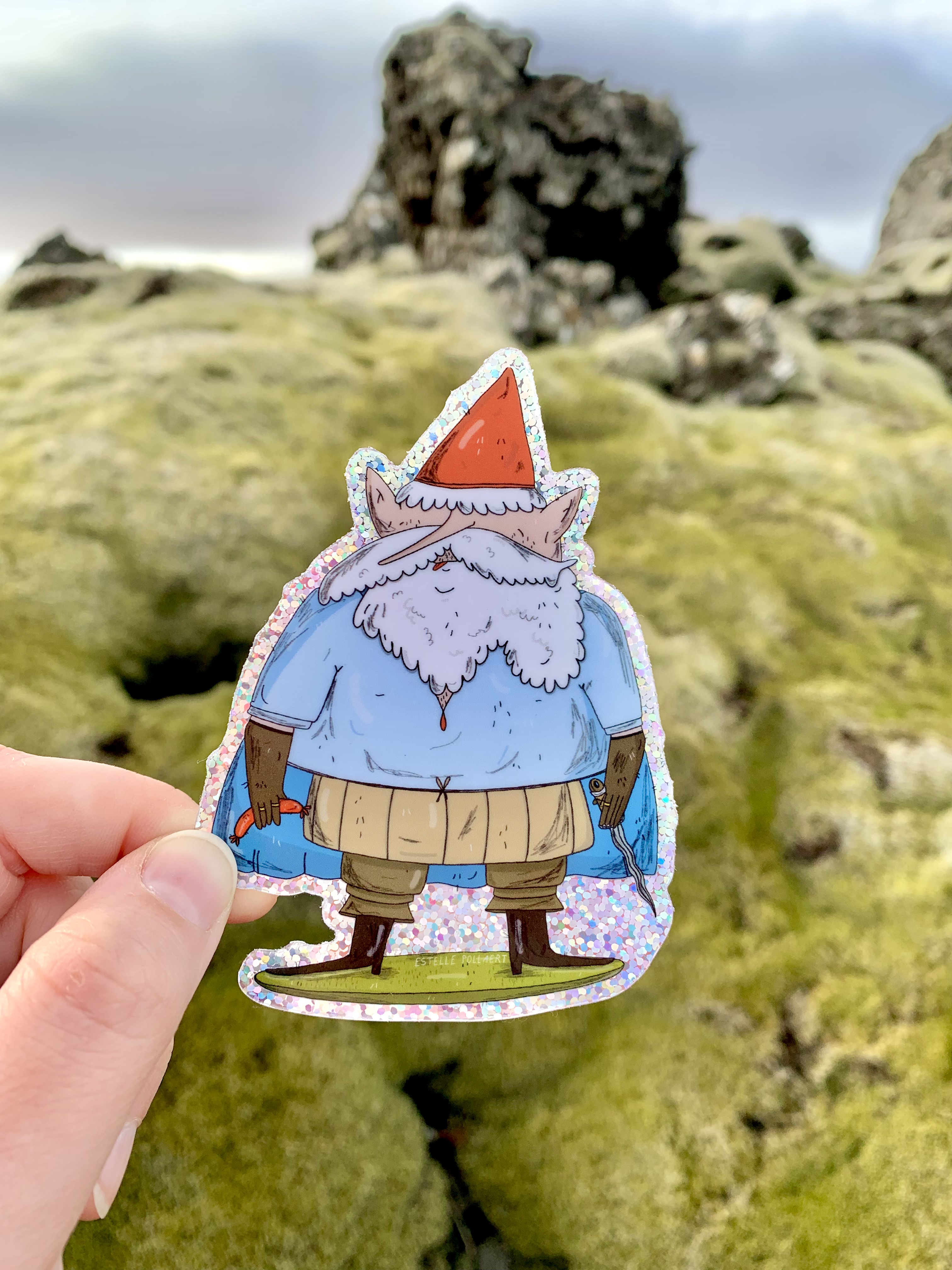 Estelle Pollaert límmiði - gnome