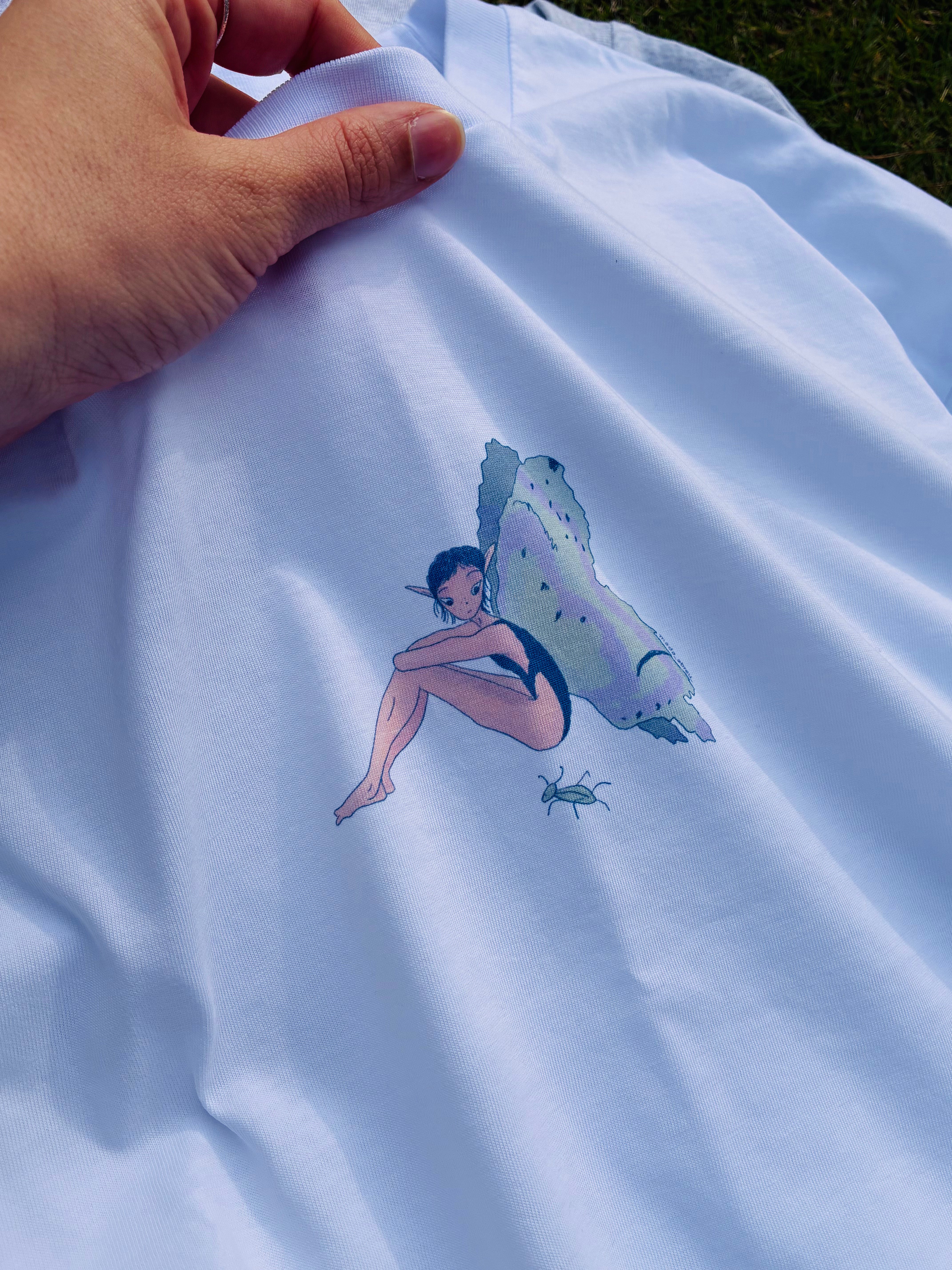 Mada Abreu bolur - Fairy sitting (white large)