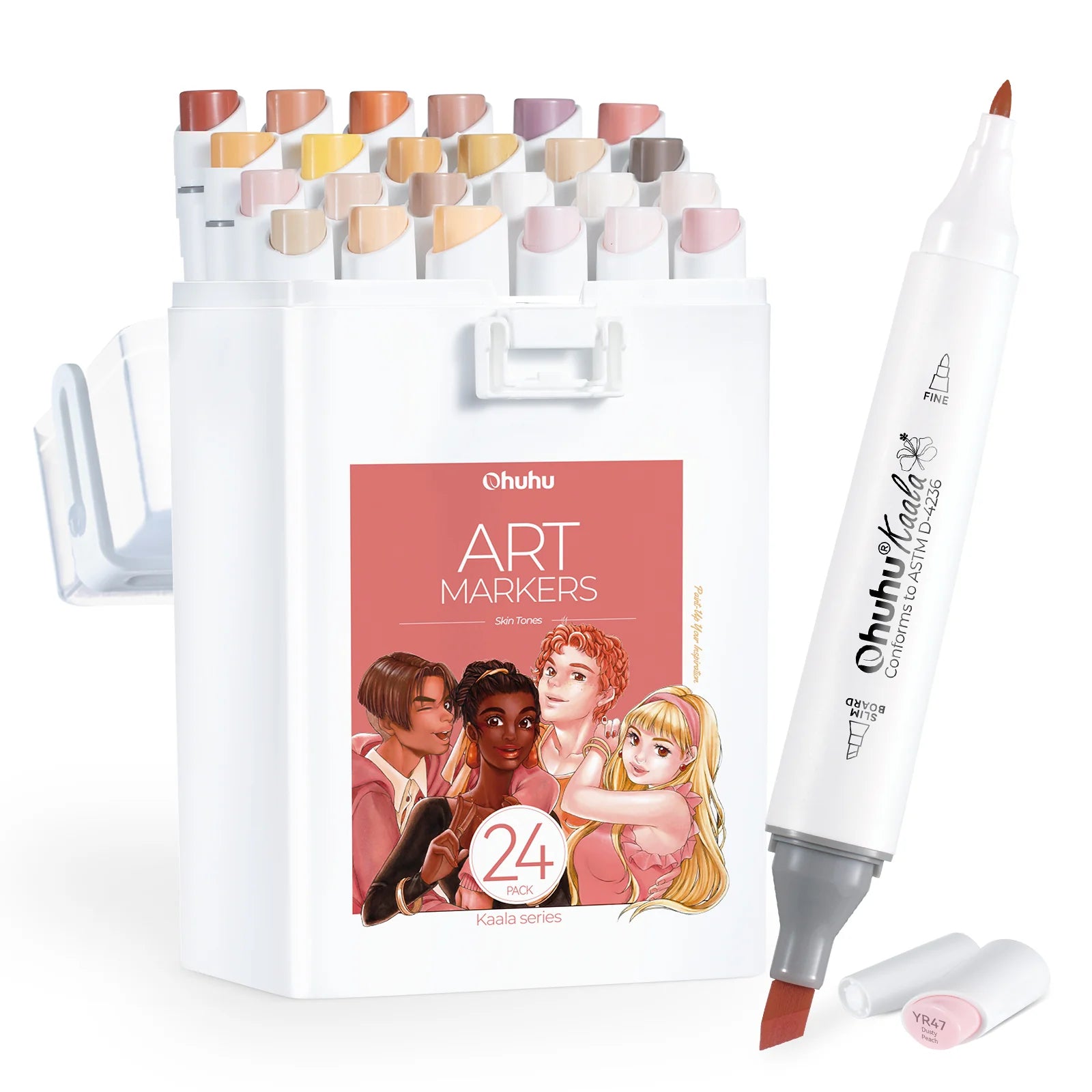 Ohuhu spritttúss Kaala [24stk í pakka - tvíodda] Skin Tones
