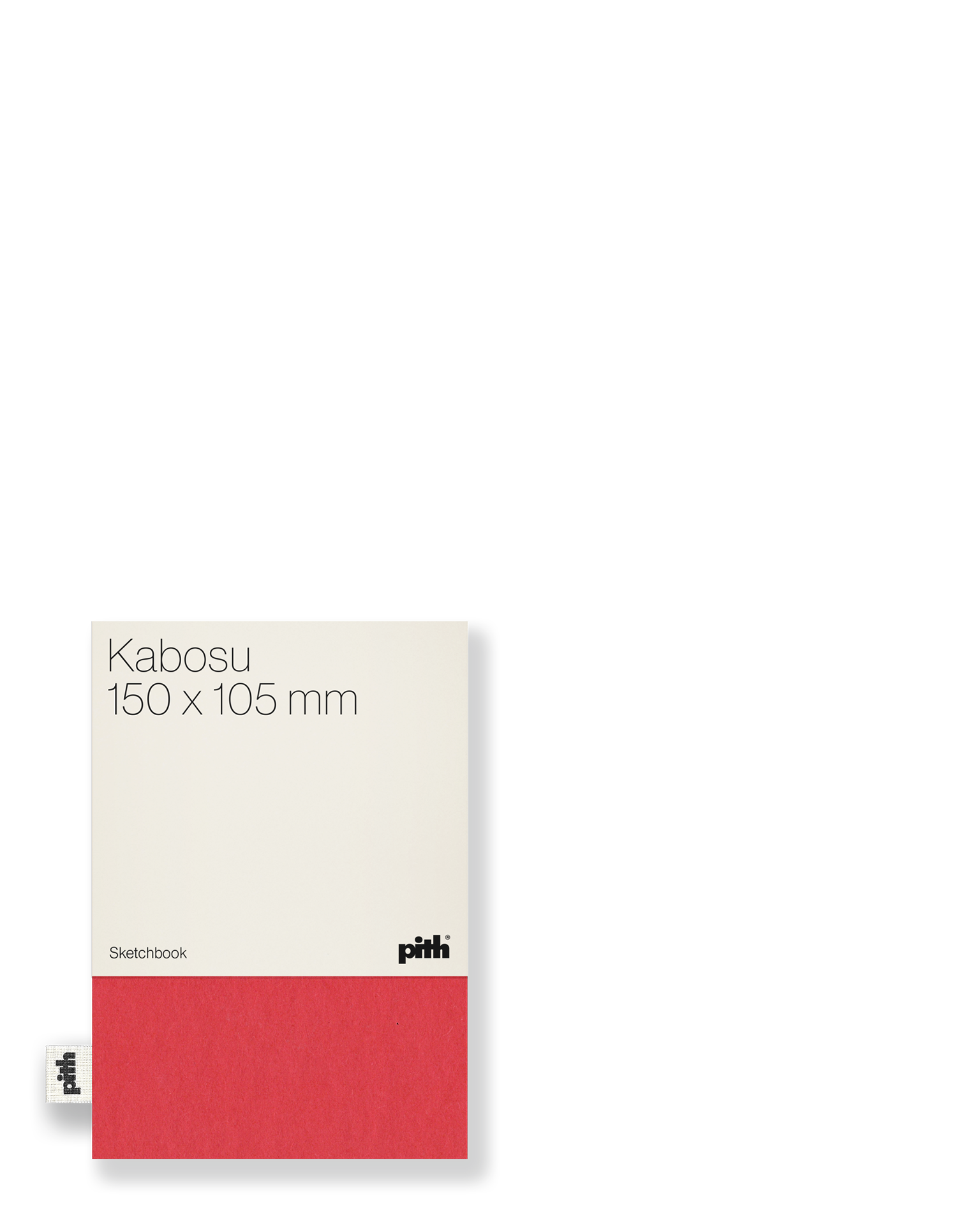 Pith® Kabosu Sketchbook Red (200gsm pappír - 150x105mm)