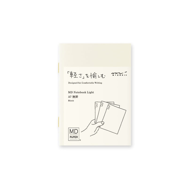 MD Notebook Light A7 - Blank 3pcs pack