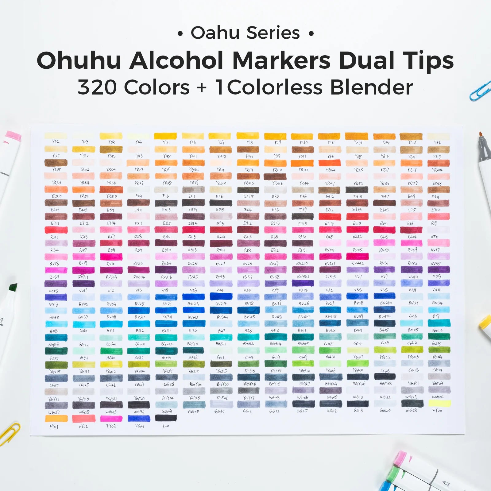 Ohuhu Oahu [320stk í pakka - tvíodda]