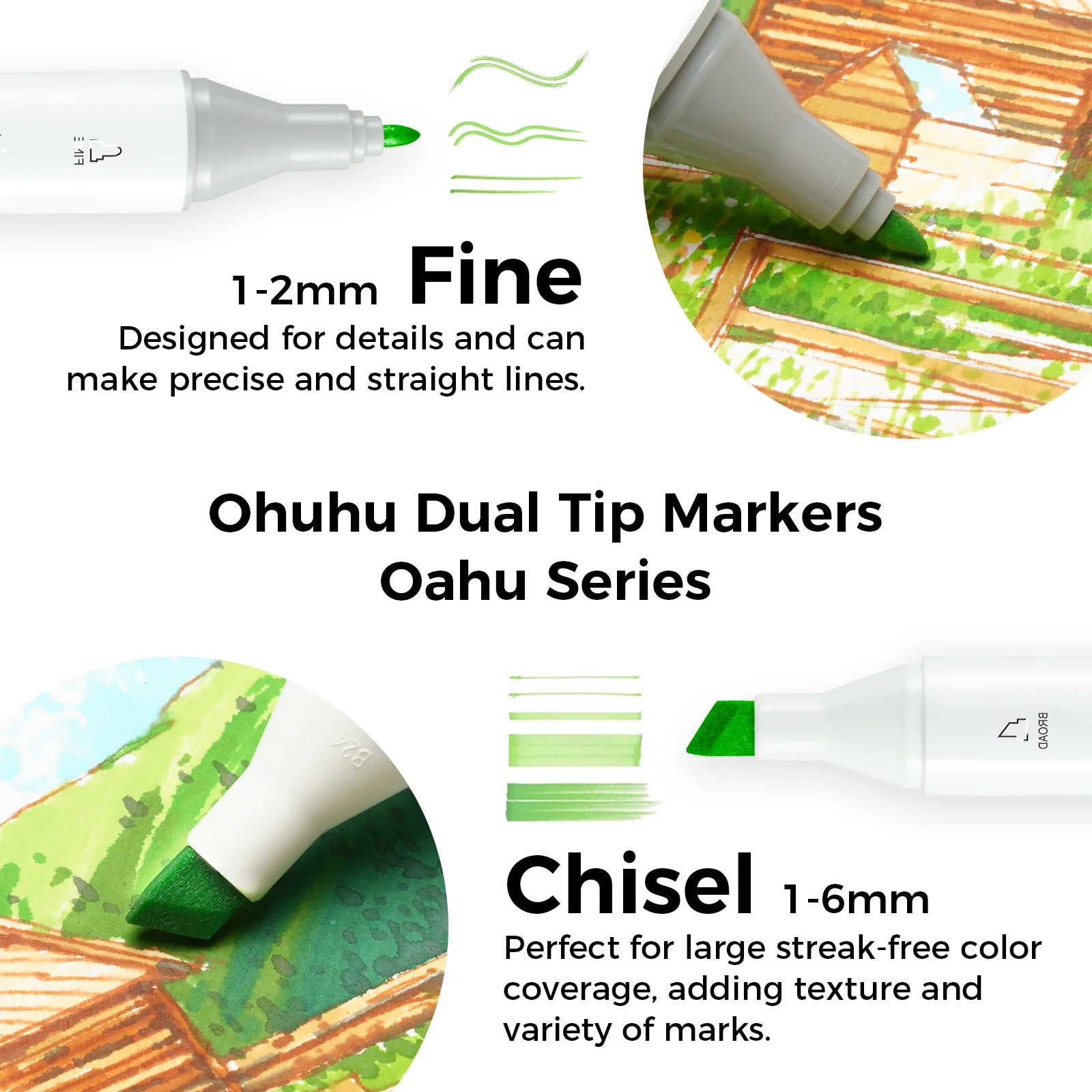 Ohuhu spritttúss Oahu [40stk í pakka - tvíodda]