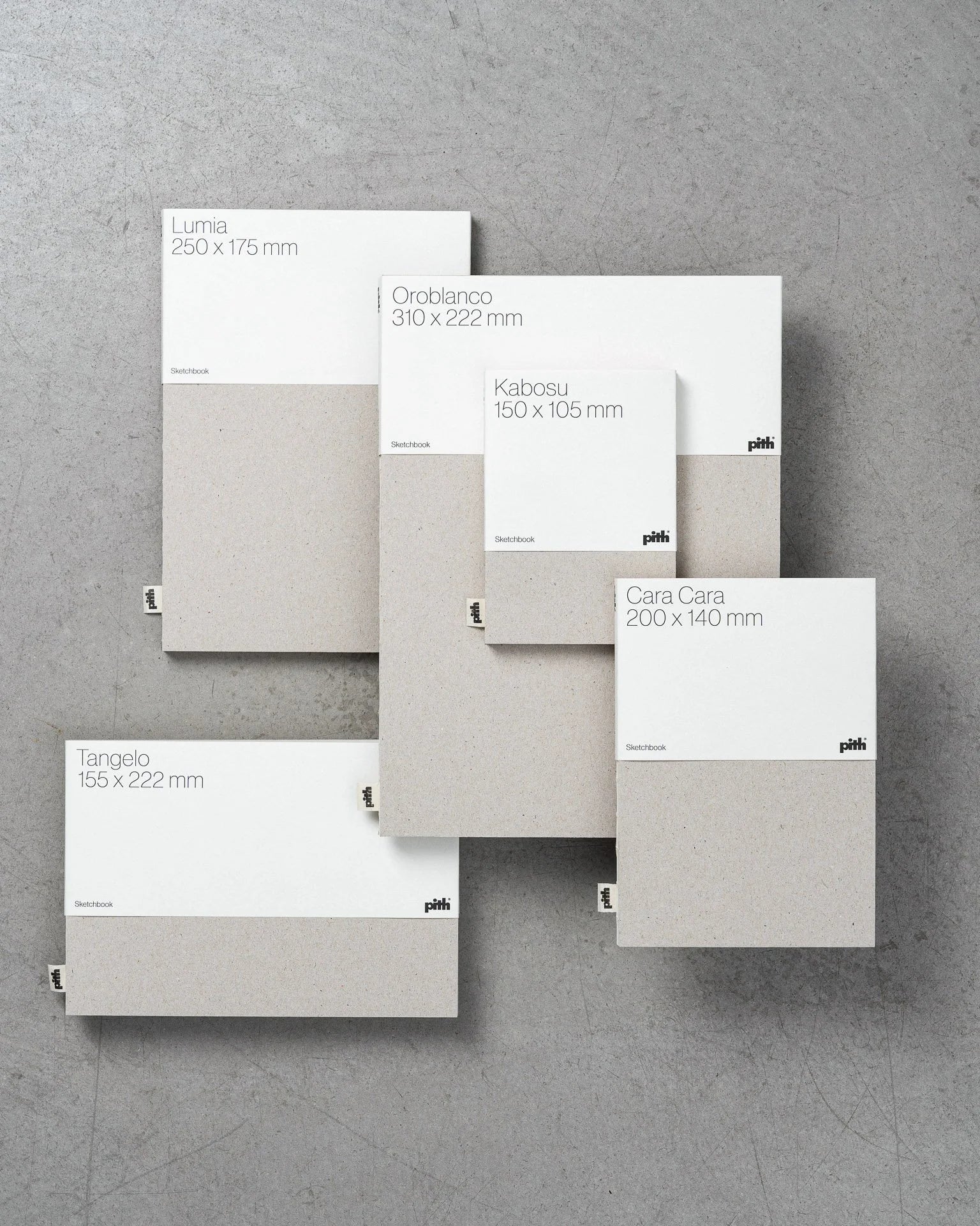 Pith® Tangelo Sketchbook Raw (200gsm pappír - 155x222mm)