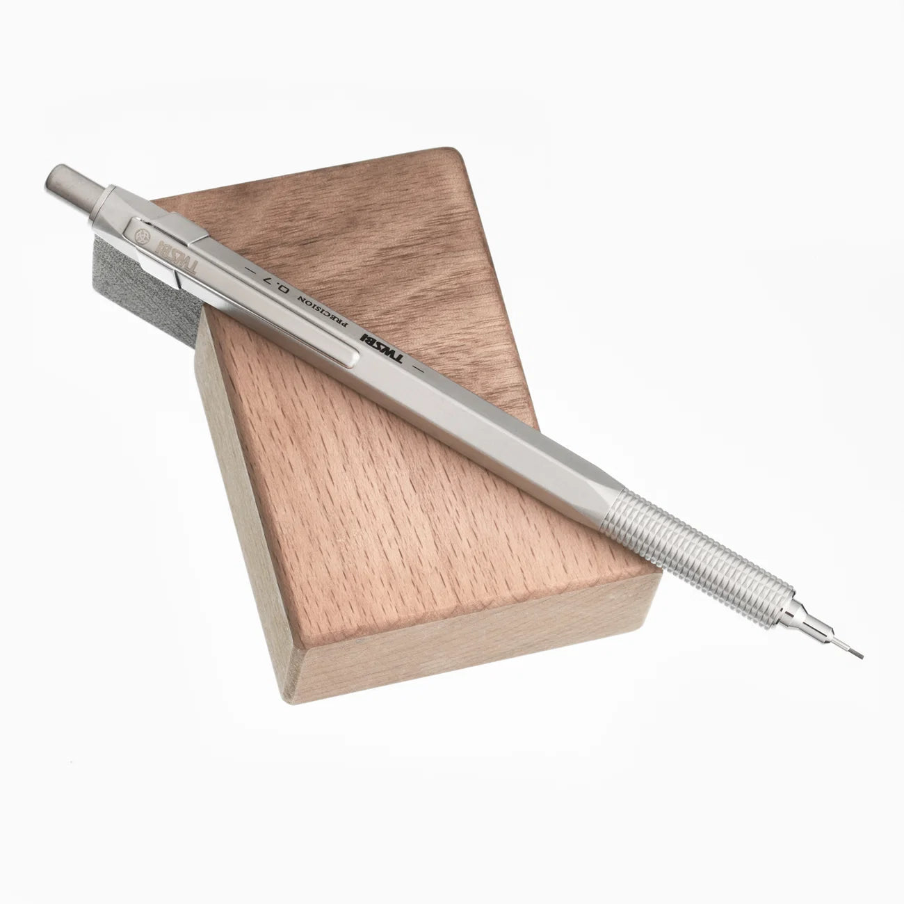 TWSBI Precision RT Pipe Pencil 0.5mm - Matt Silver