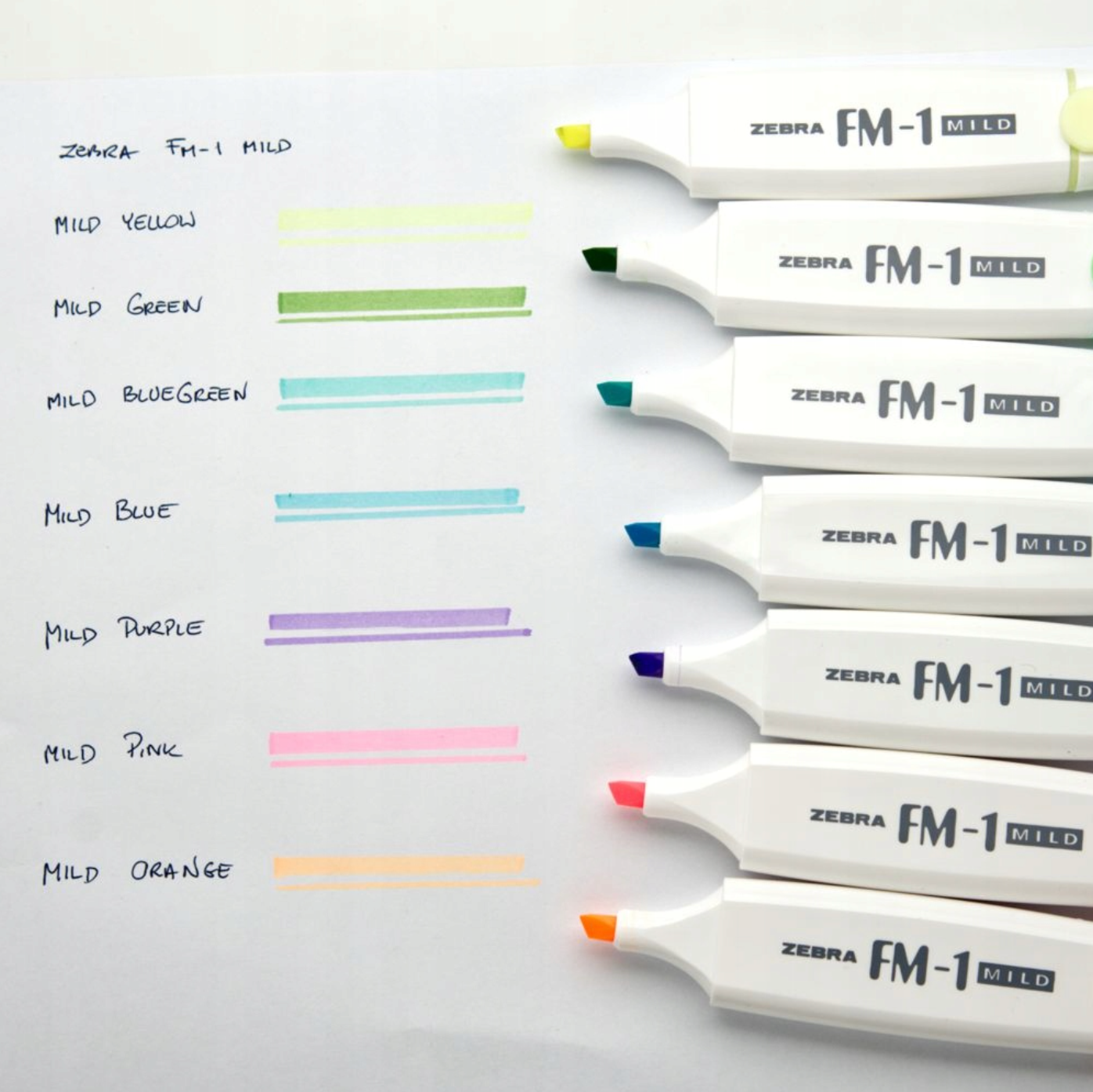 FM-1 Mild yfirstrikunarpenni - Mild Yellow