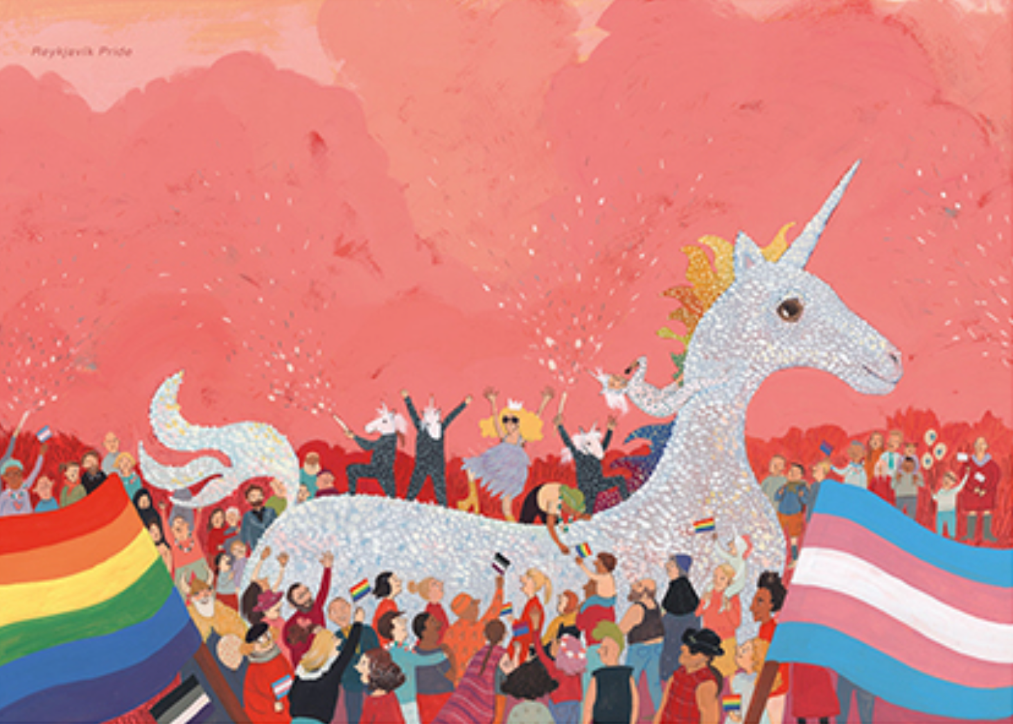 Linda Ólafsdóttir póstkort - Reykjavík Pride [A6]