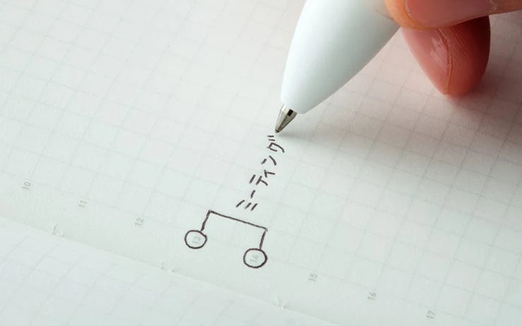 STÁLOGY 365 Days Notebook Gridded Black [B6]