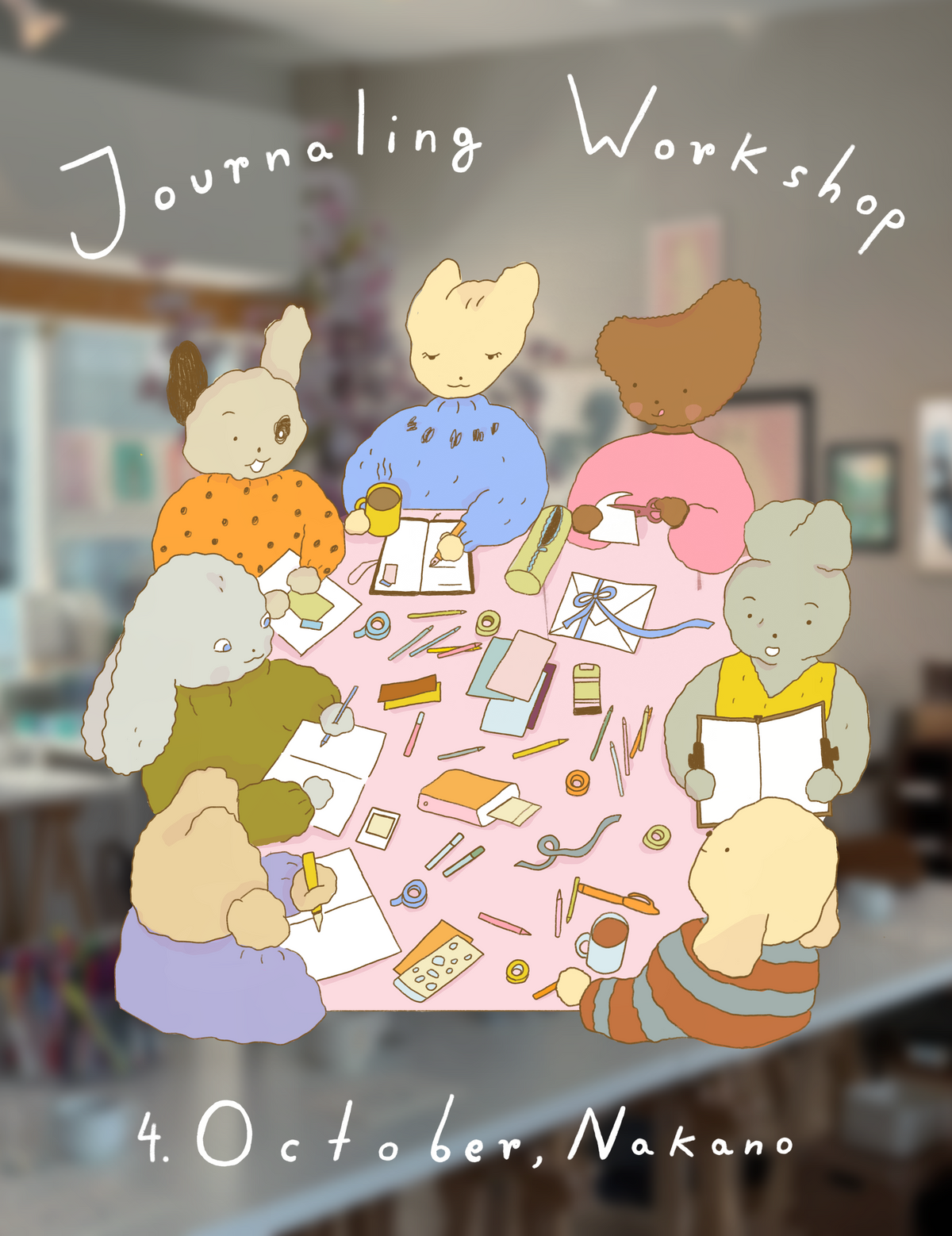 Journaling Workshop at Nakano October 4th 11:00-13:00