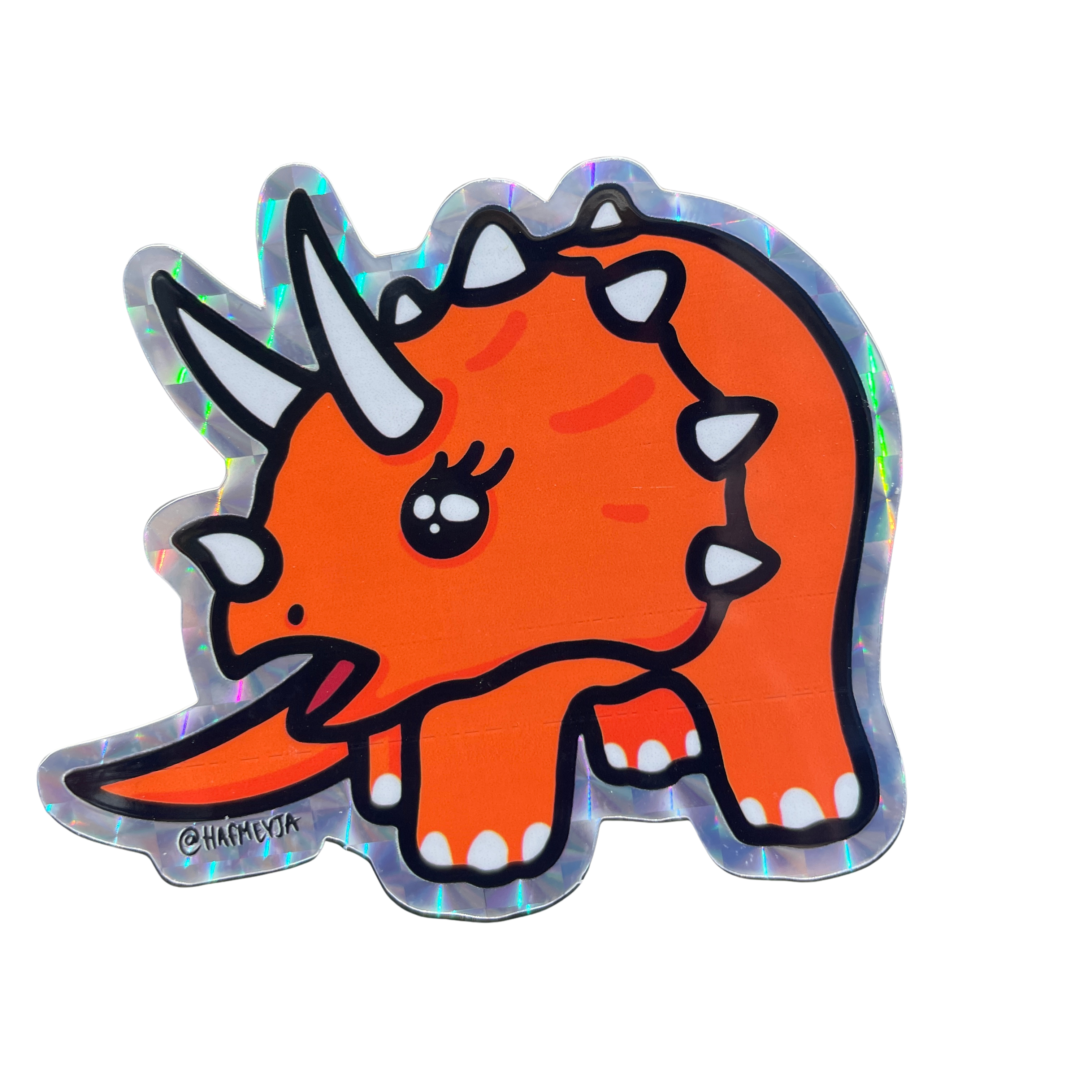 Hafmeyja stickers - rave dino