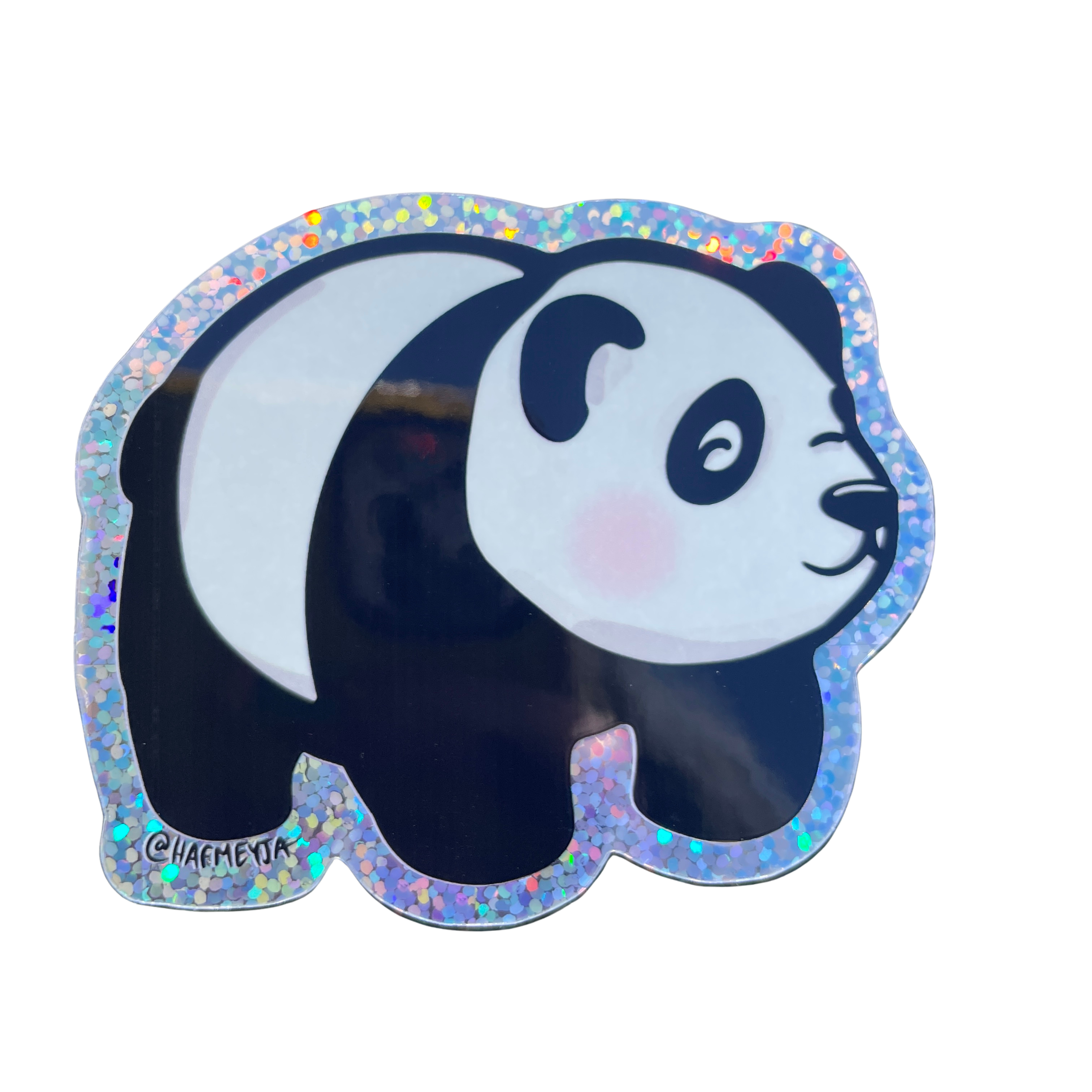 Hafmeyja stickers - lazy panda