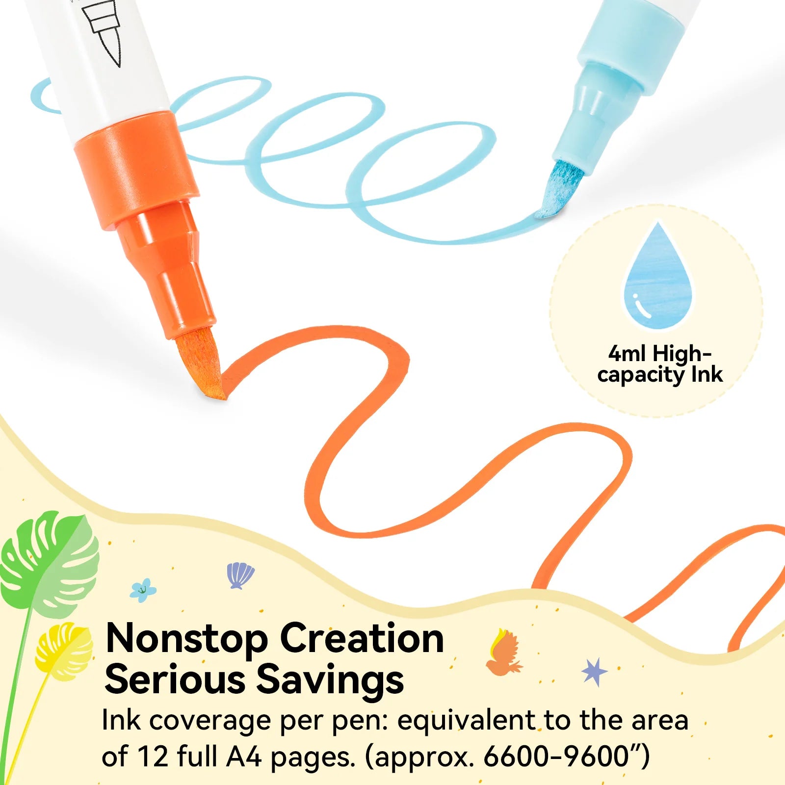 Ohuhu Kalalau akrýl litir Cotton-core [30stk - bullet]