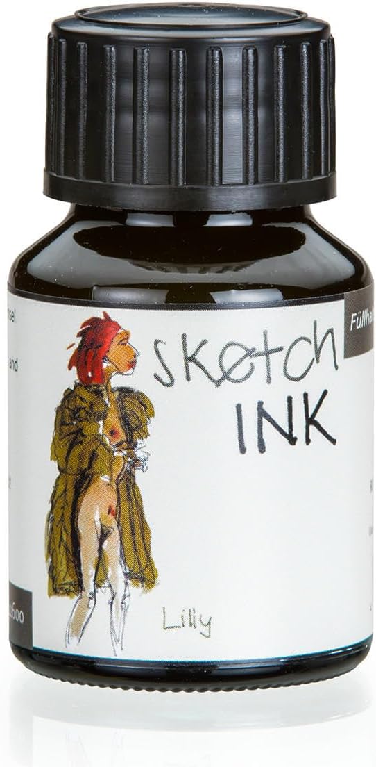 Vatnsþétt teikniblek - SketchInk - Lilly (Greenish Brown)